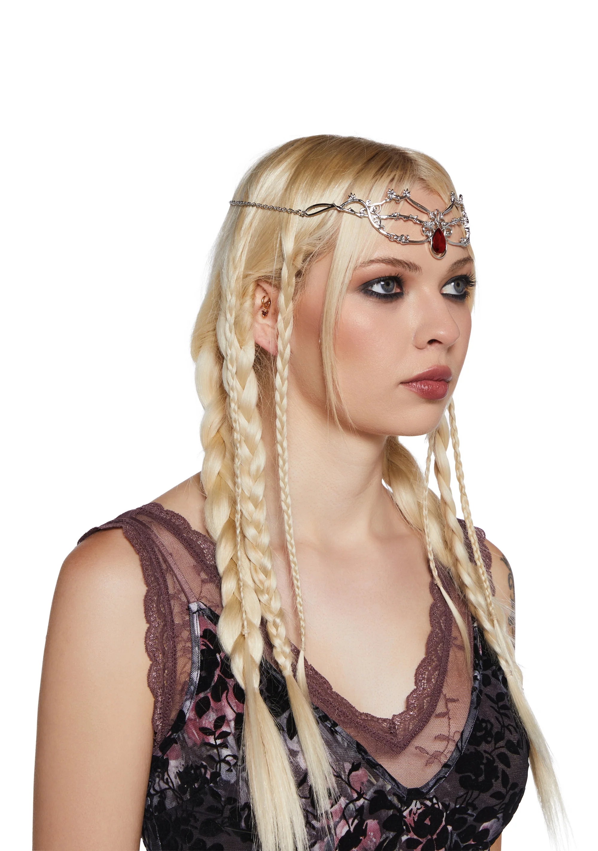 Leaf Gemstone Crown - Image 3