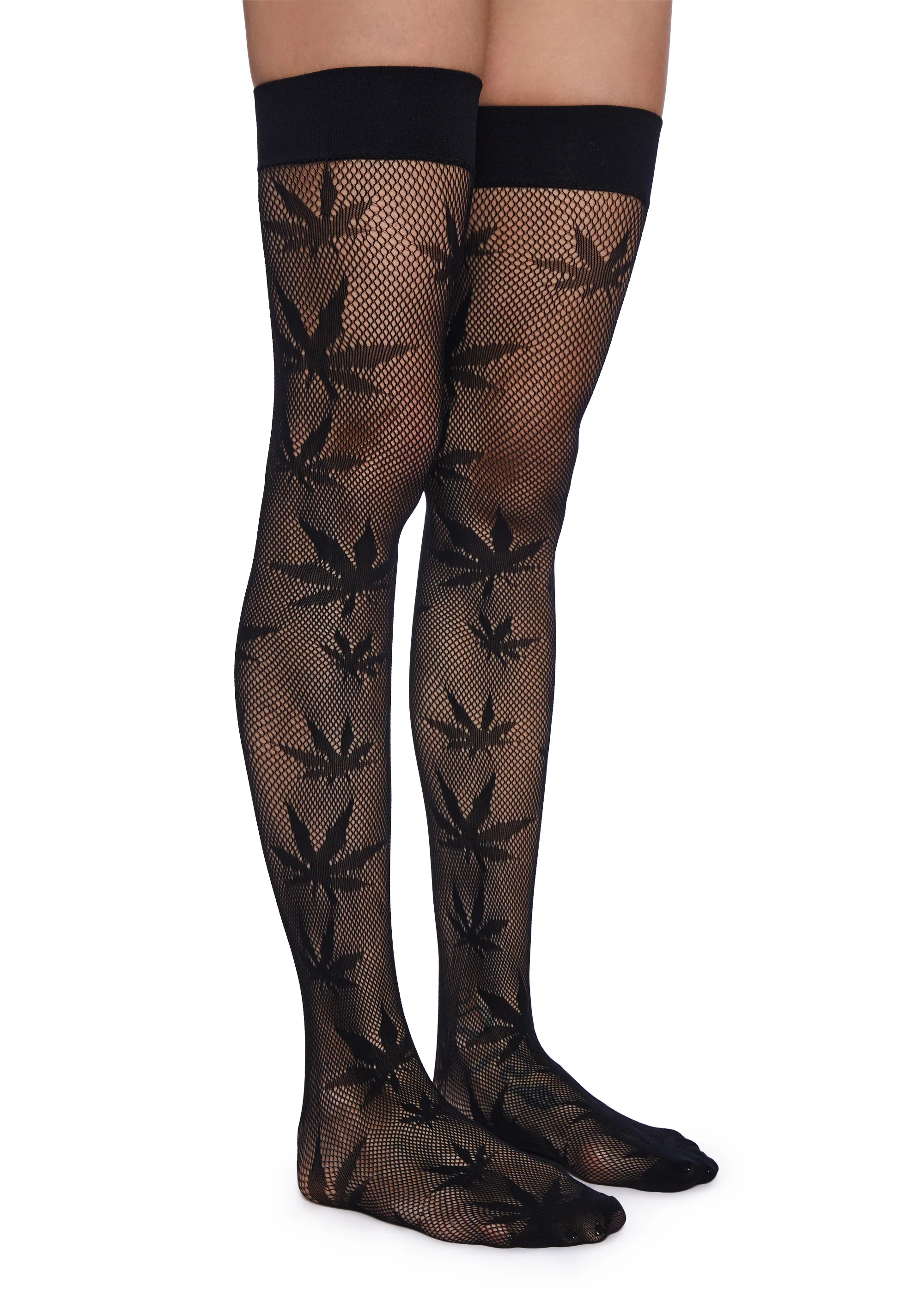 Leaf Lover Thigh High Tights - Image 2