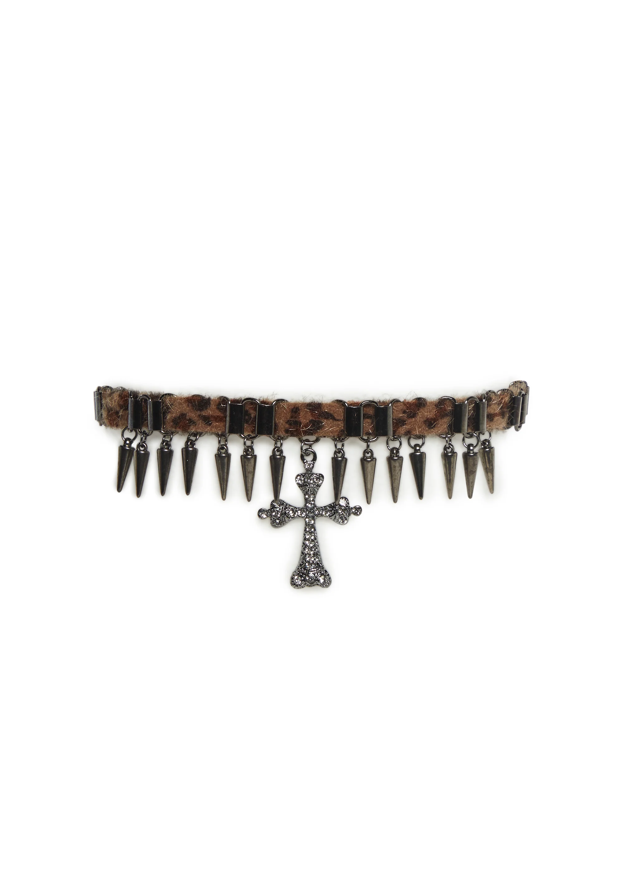 Leopard Cross Necklace - Image 4