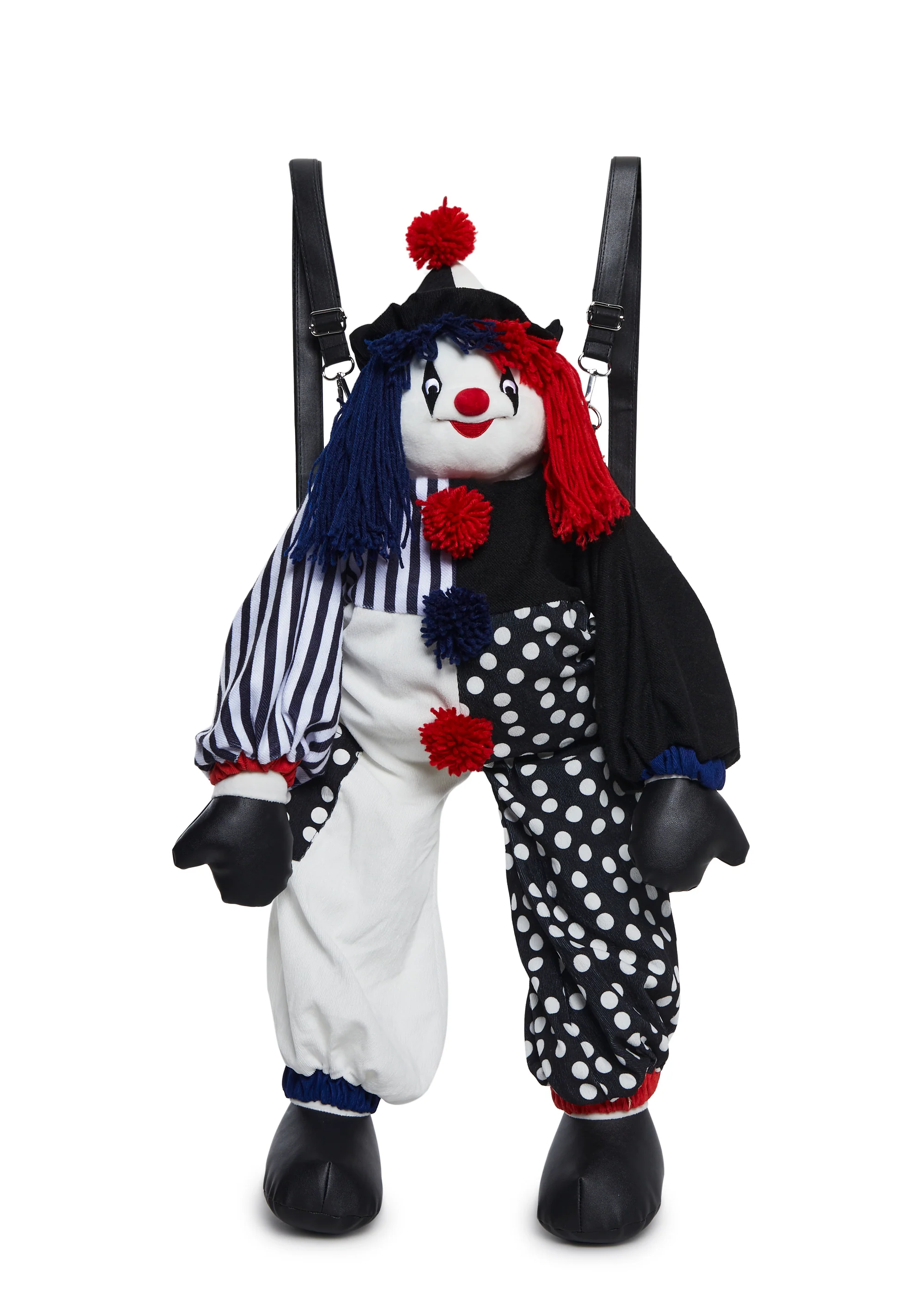 Legit Funny Clown Backpack - Black/White - Image 2