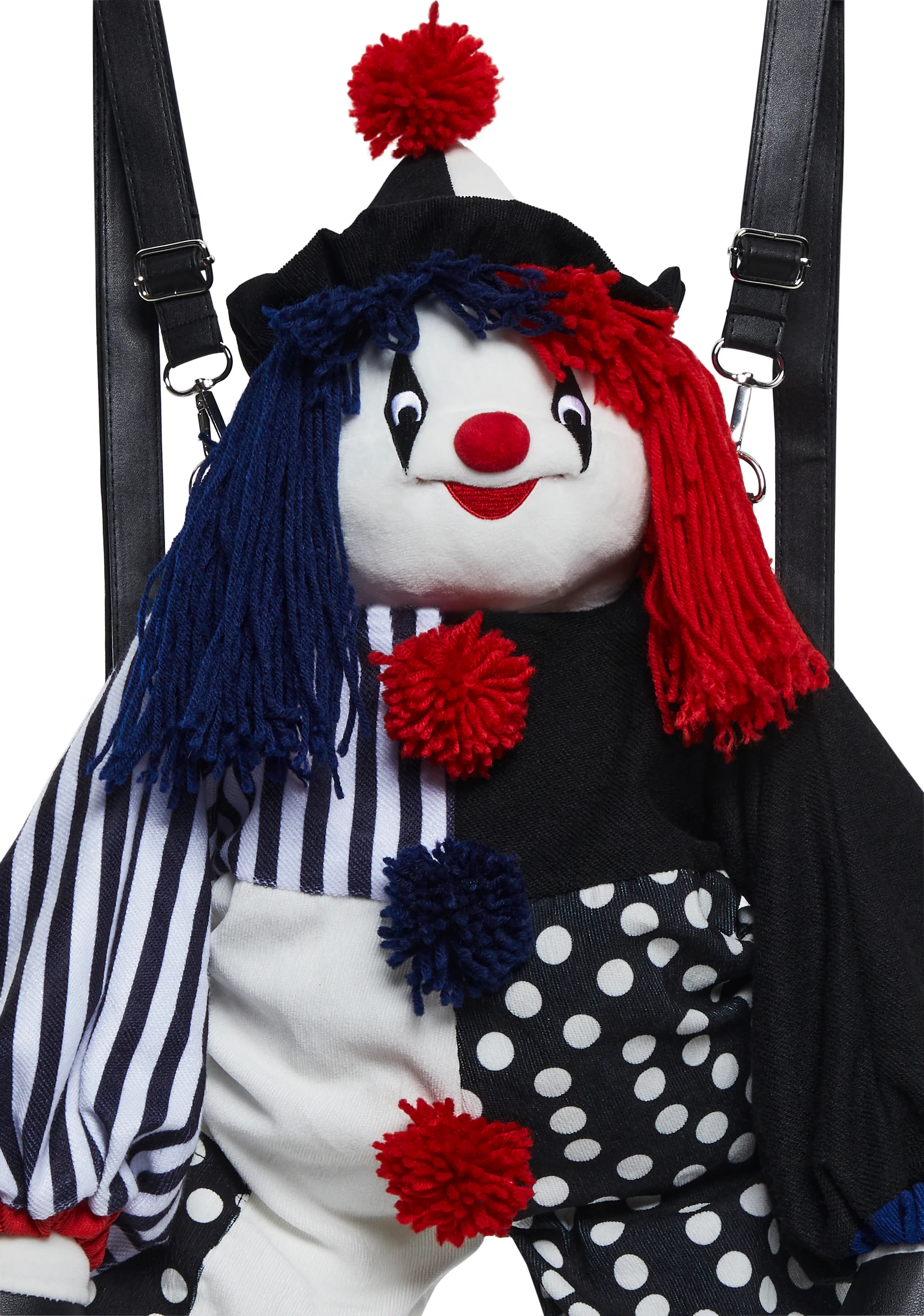 Legit Funny Clown Backpack - Black/White - Image 5
