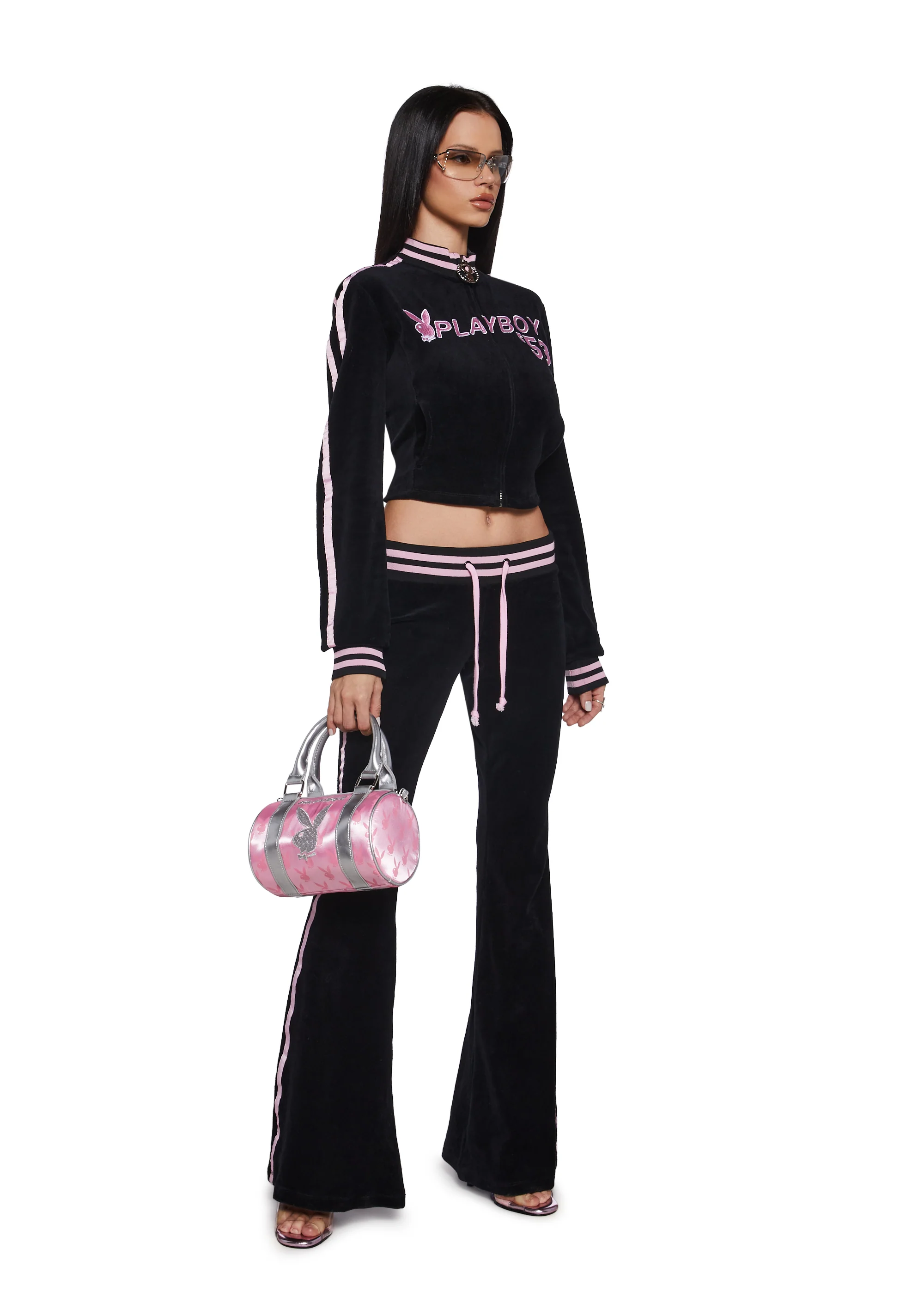 Leisurely Yours Velour Track Jacket - Image 2