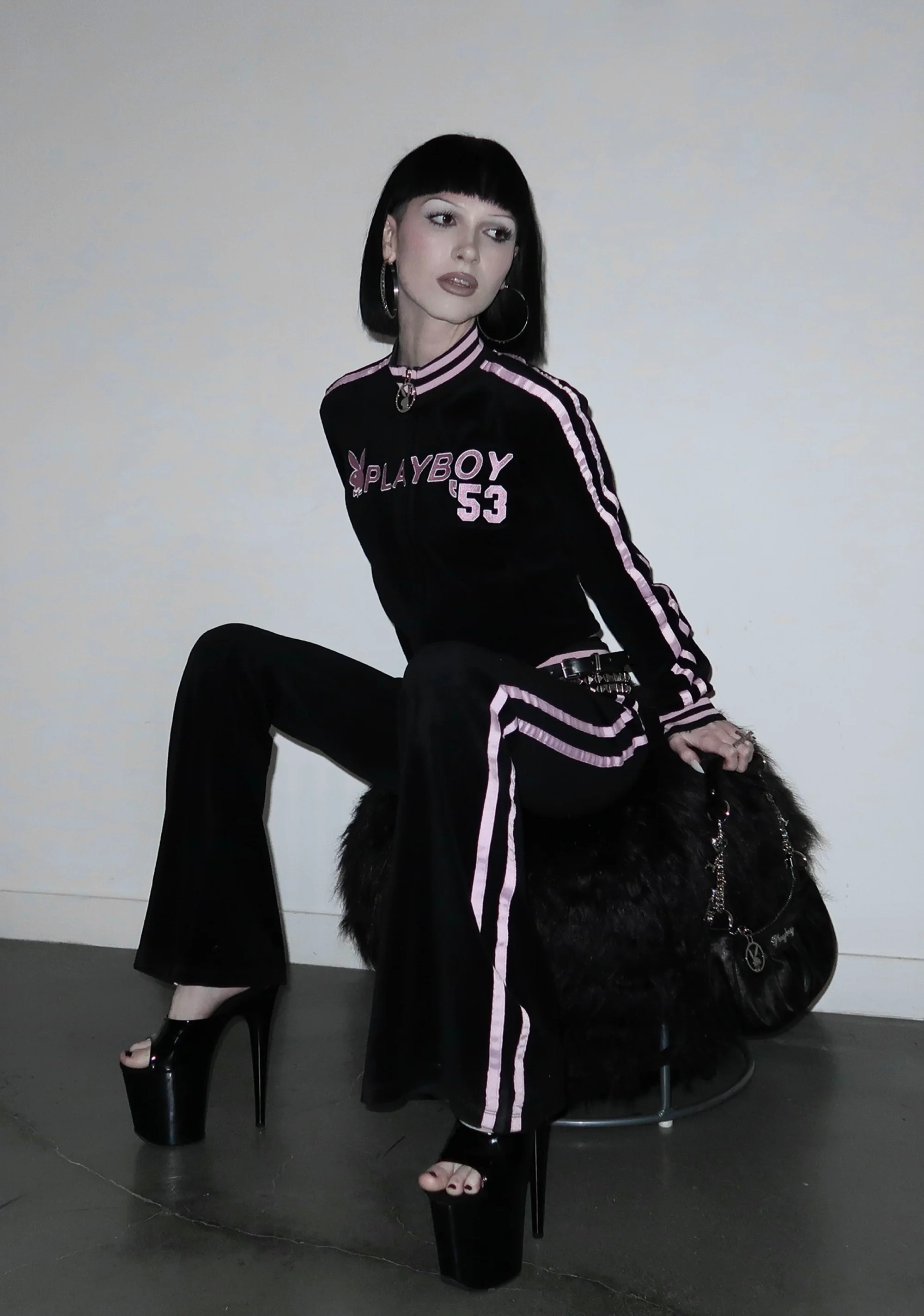 Leisurely Yours Velour Track Jacket - Image 7