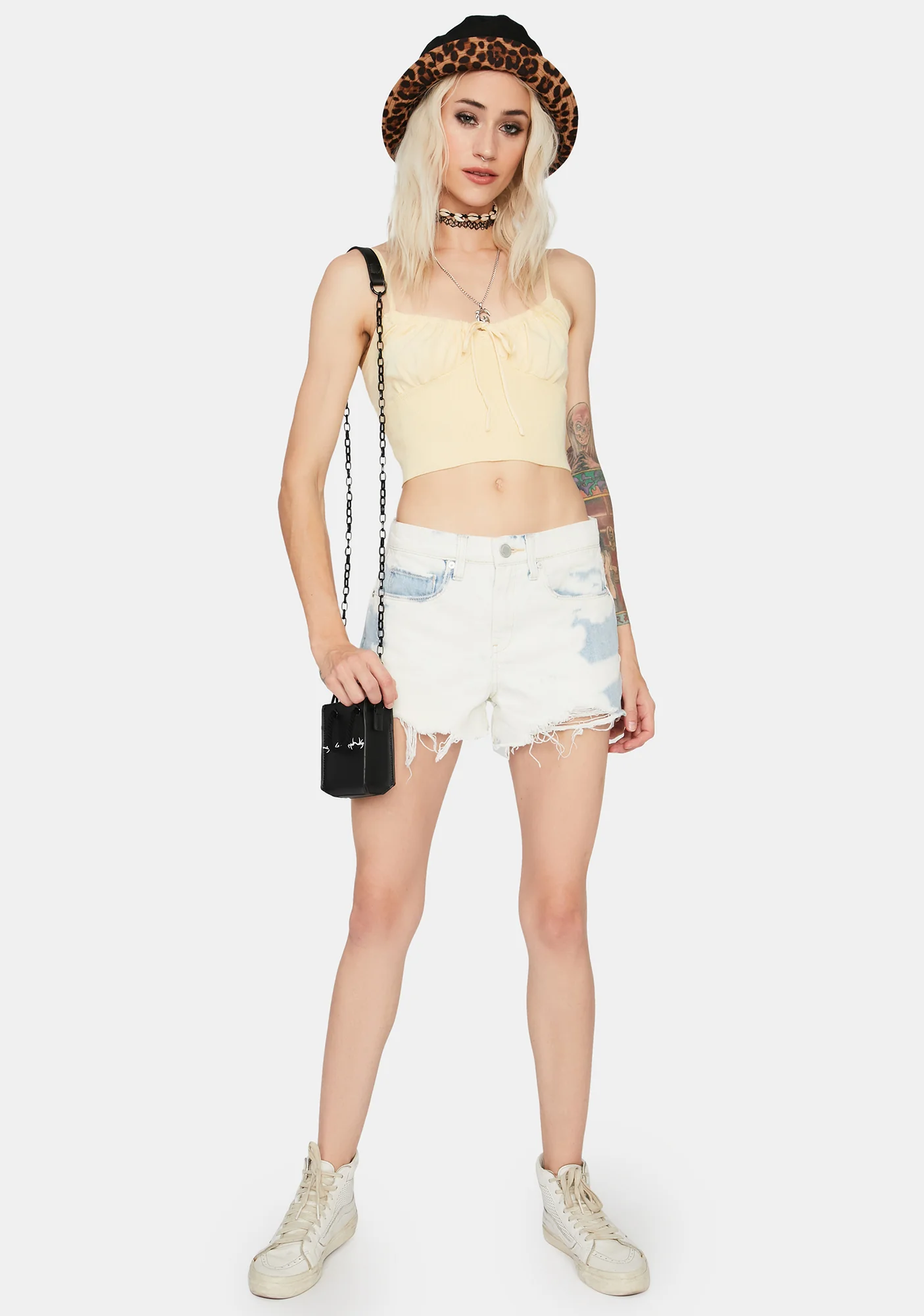 Lemon Pound Cake Cami Crop Top - Image 3