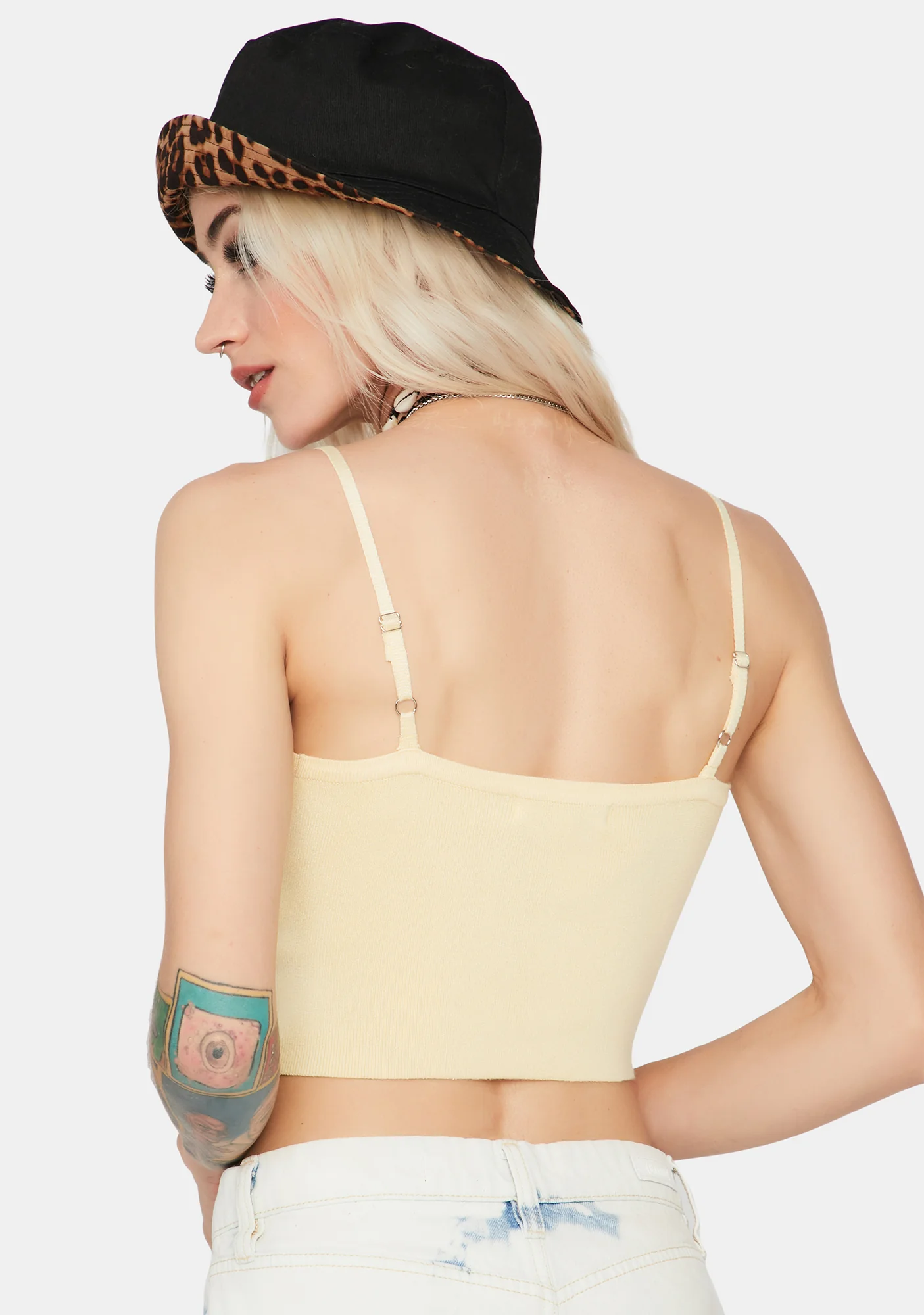 Lemon Pound Cake Cami Crop Top - Image 4