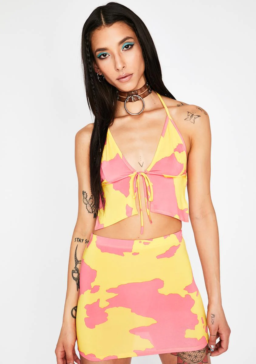 Lemonade Legend Dairy Mini Skirt - Image 2