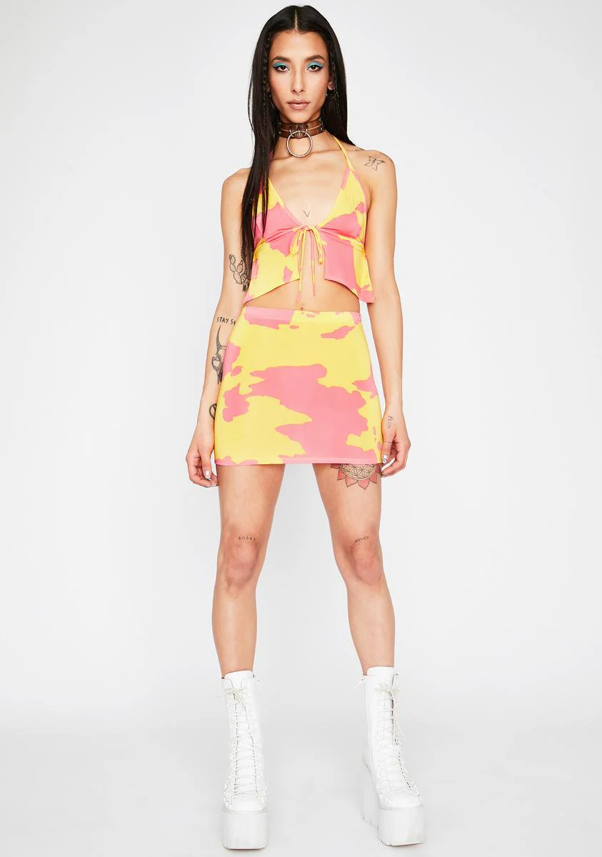 Lemonade Legend Dairy Mini Skirt - Image 3