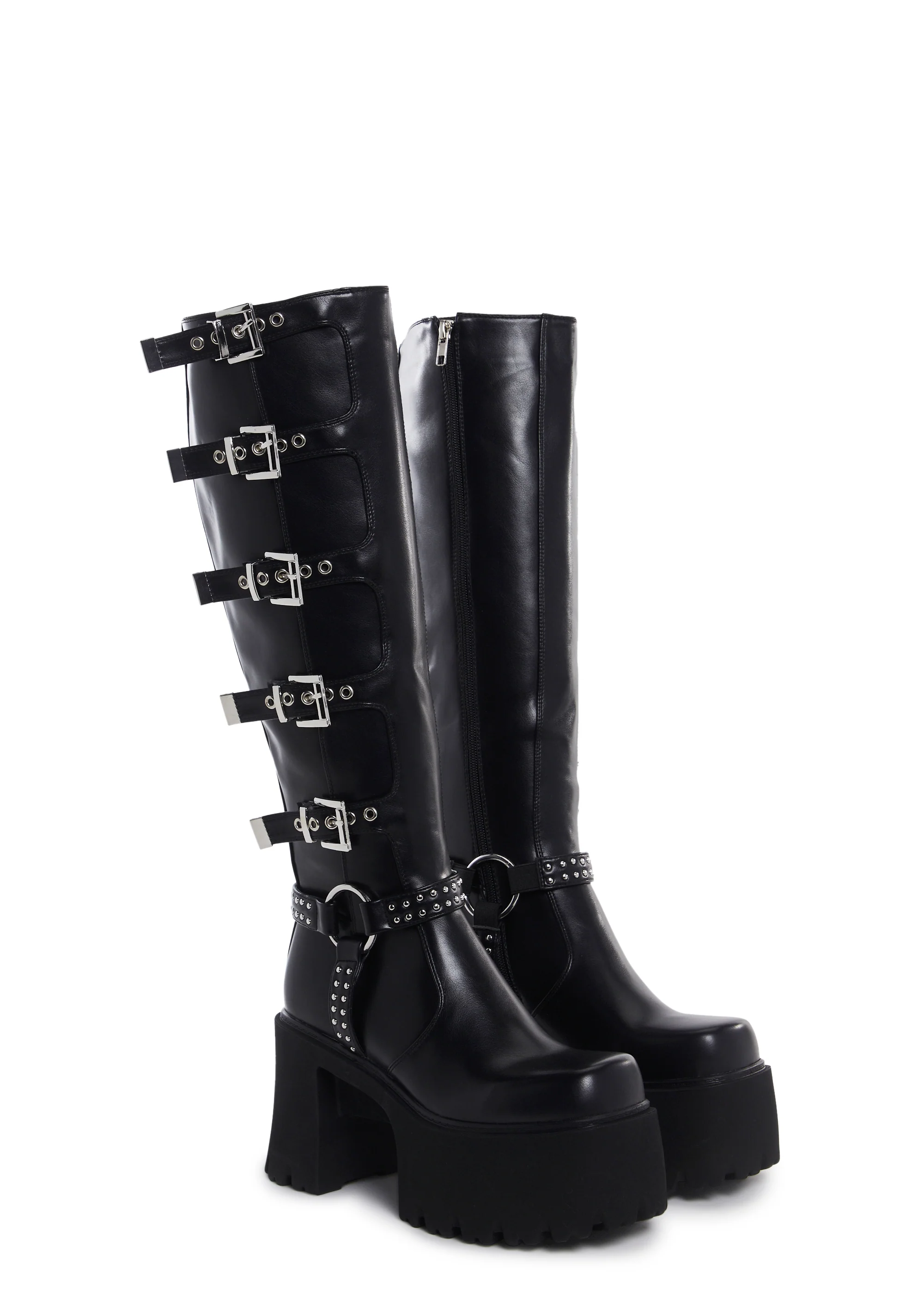 Leo Knee High Boots - Image 3