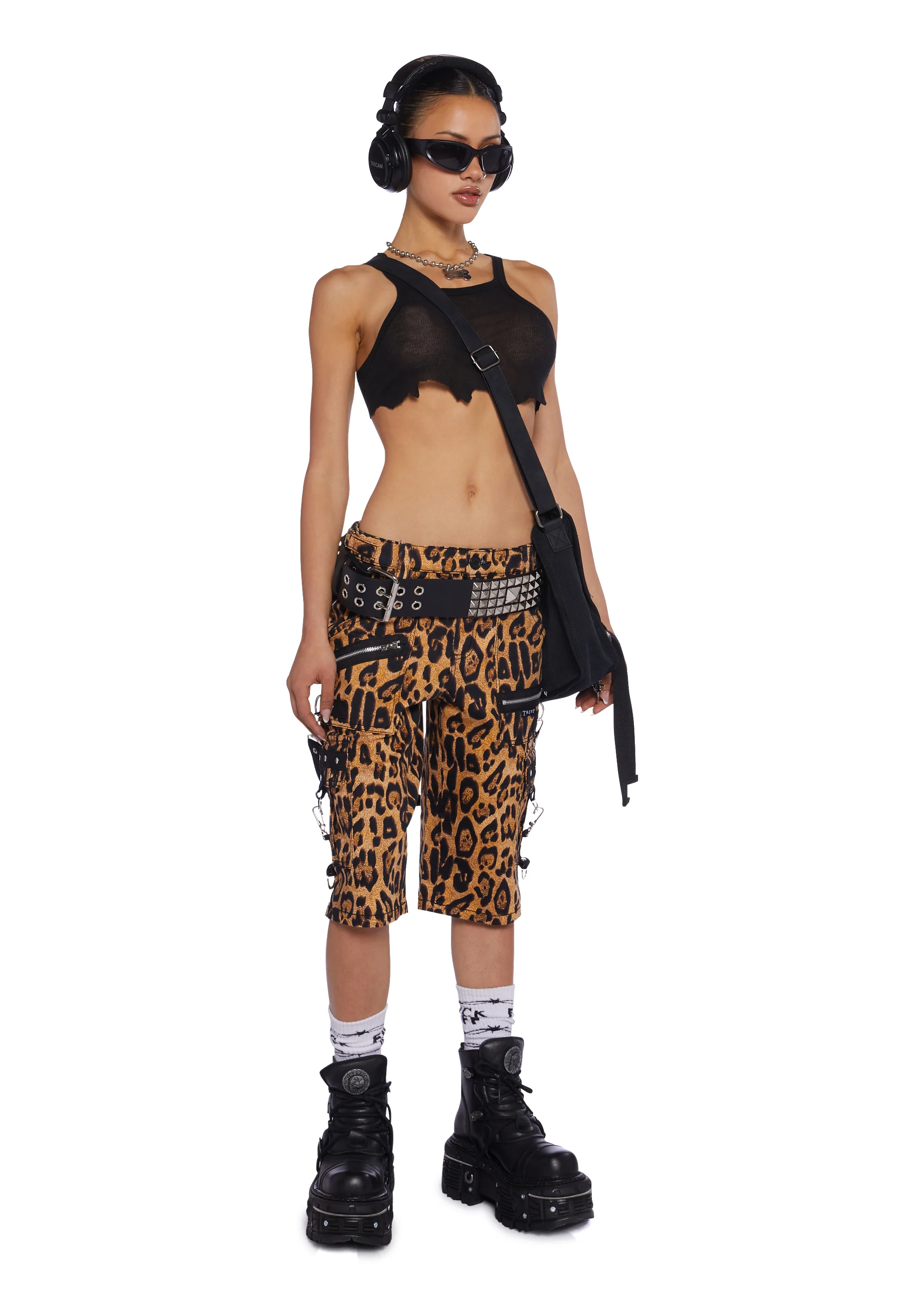 Leopard Punk Short Pants - Image 2