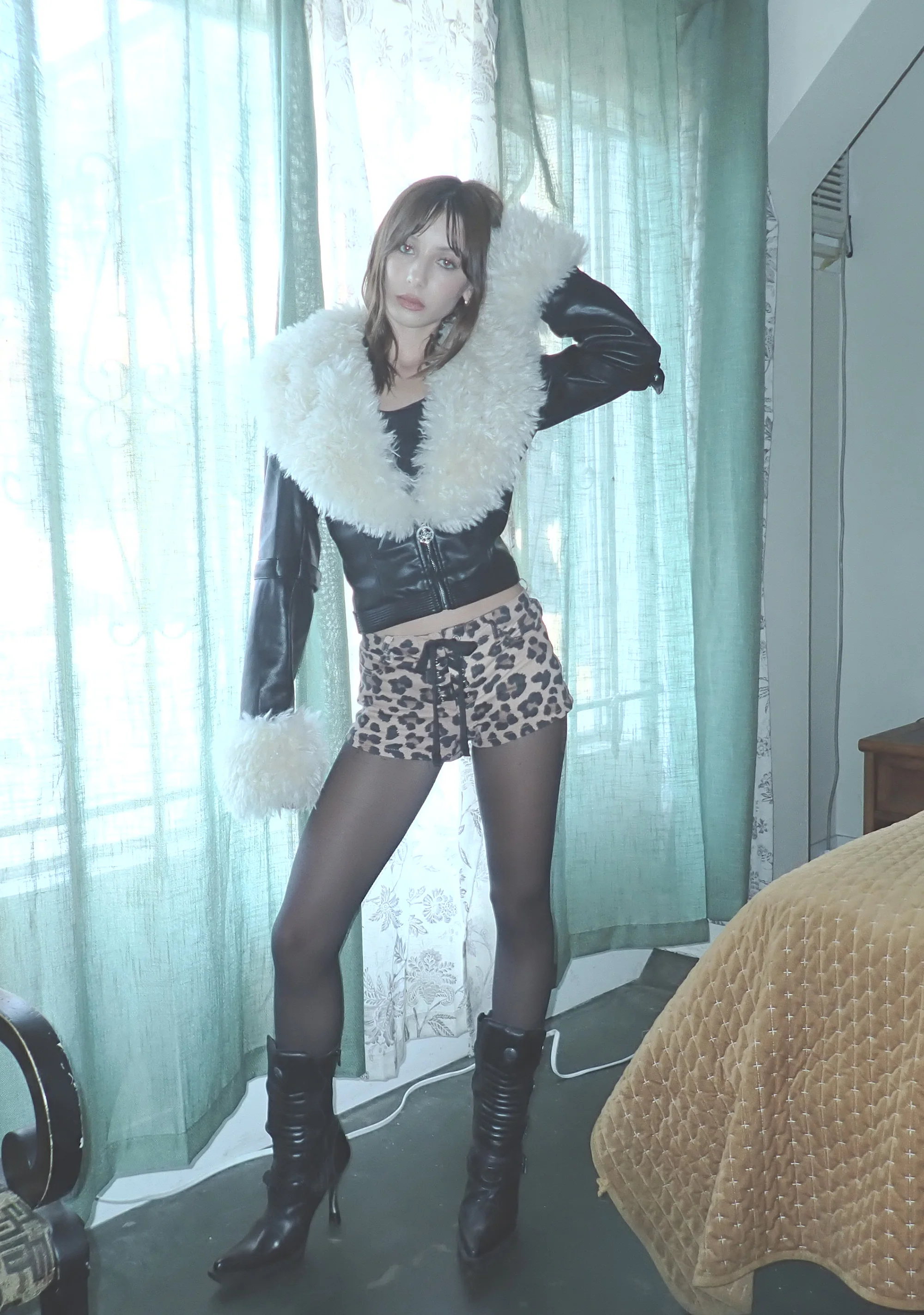 True Spots Leopard Shorts - Image 6