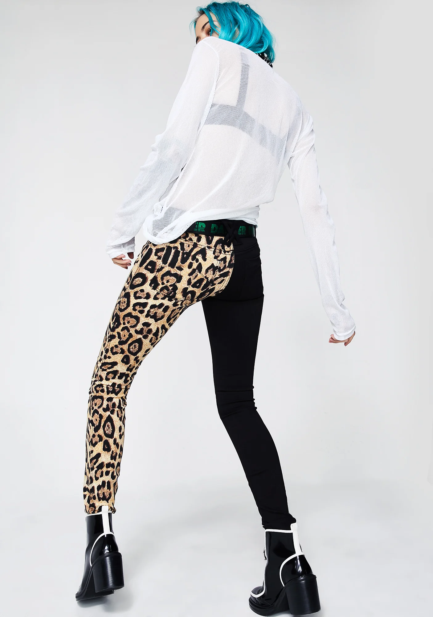 Leopard Split Leg Pants - Image 6