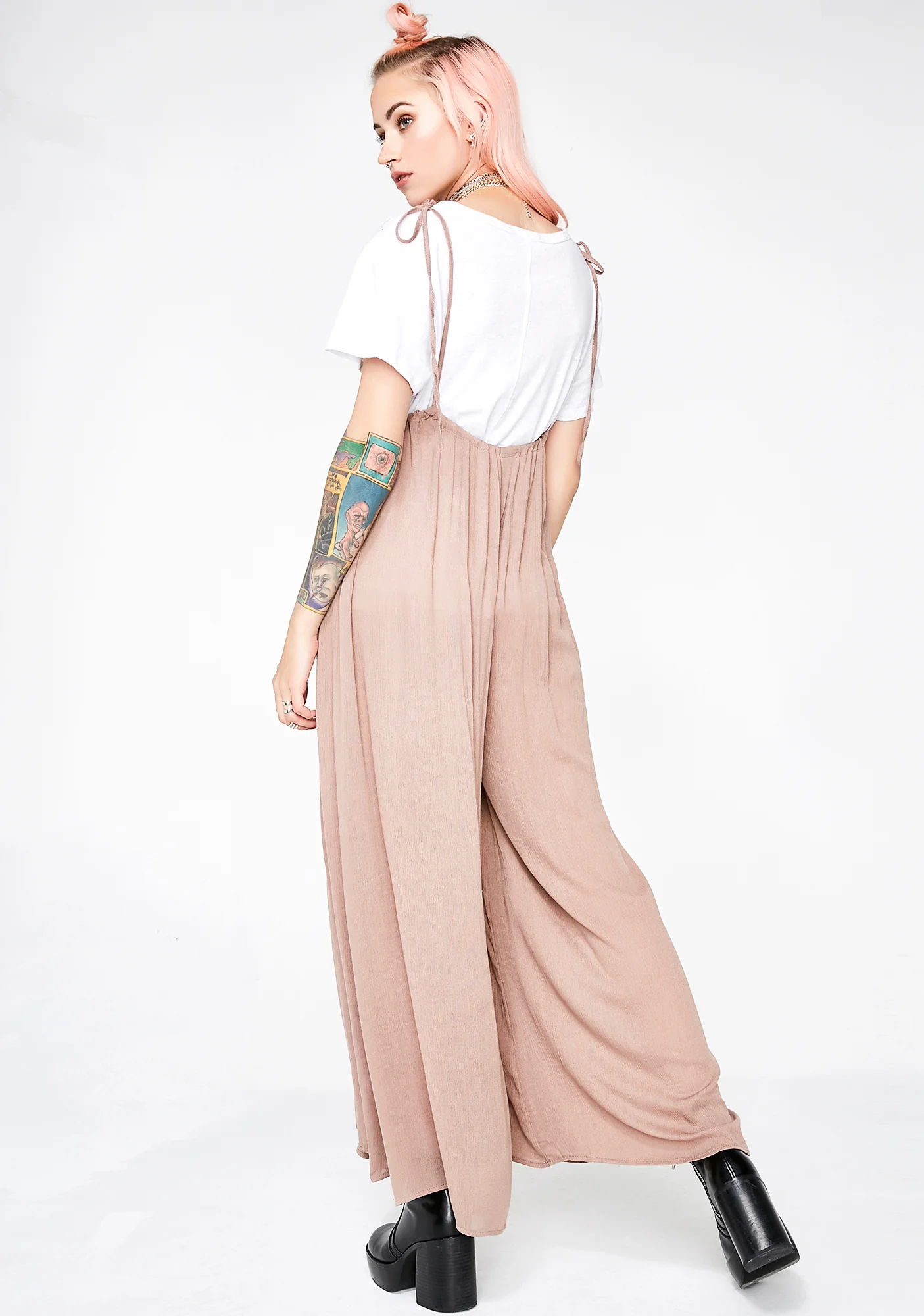 Let It Flow Wide Leg Jumpsuit - Image 4