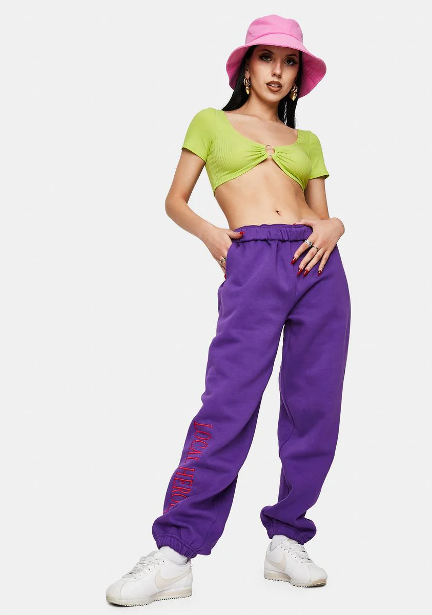 LH 2013 Grape Sweatpants - Image 3