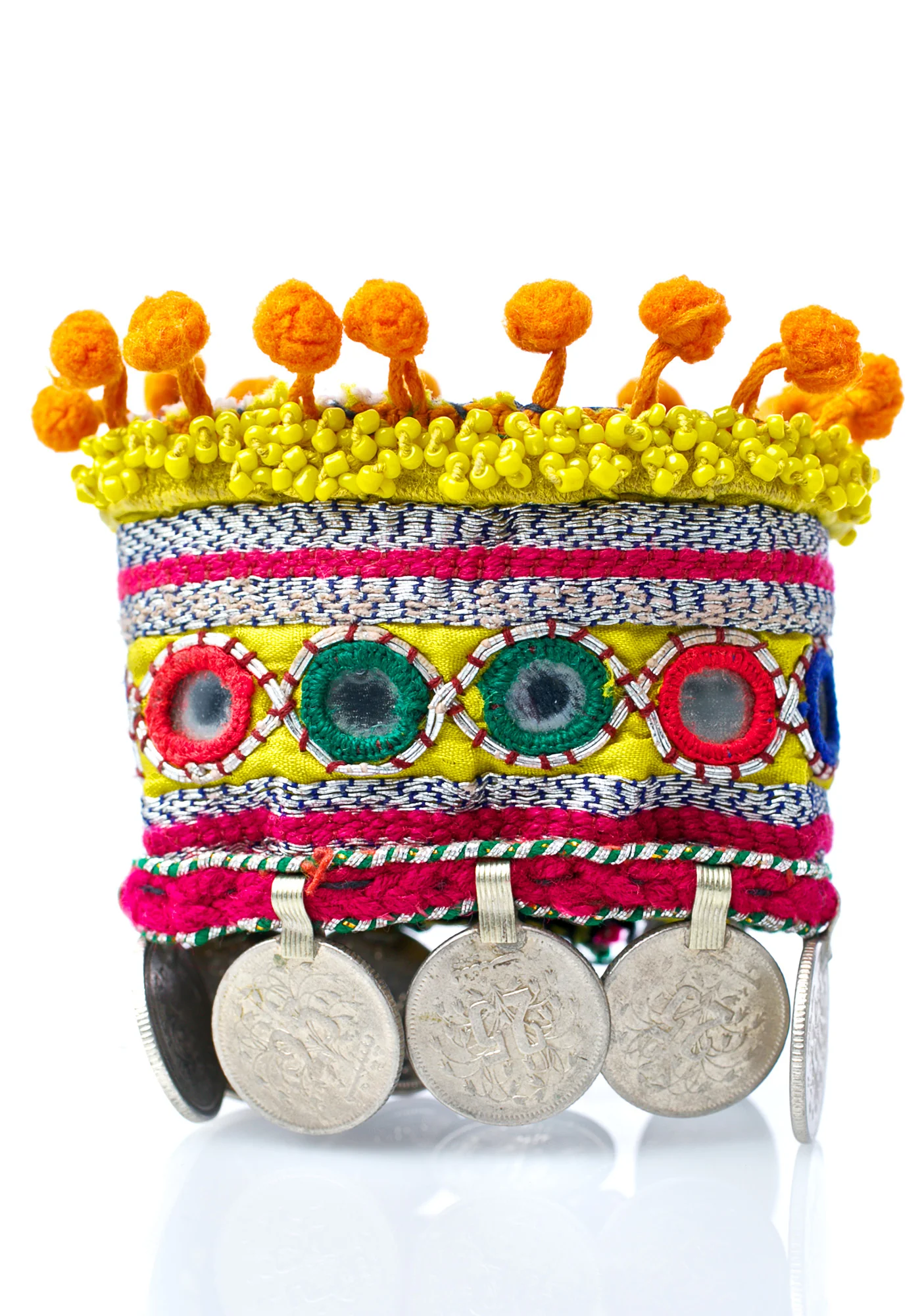 Liana Embroidered Coin Cuffs - Image 3