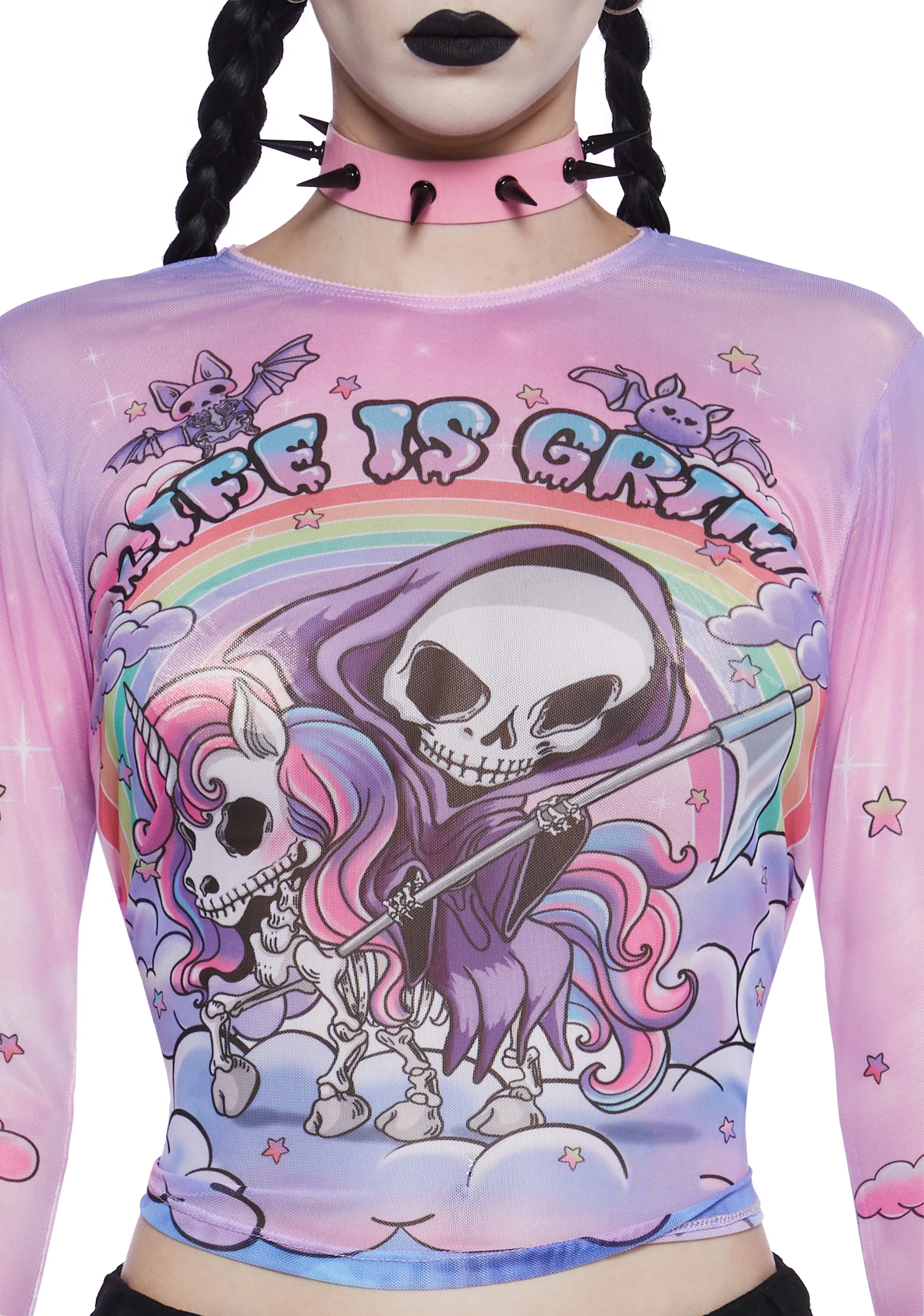 Doomed To Dazzle Long Sleeve Top - Image 4