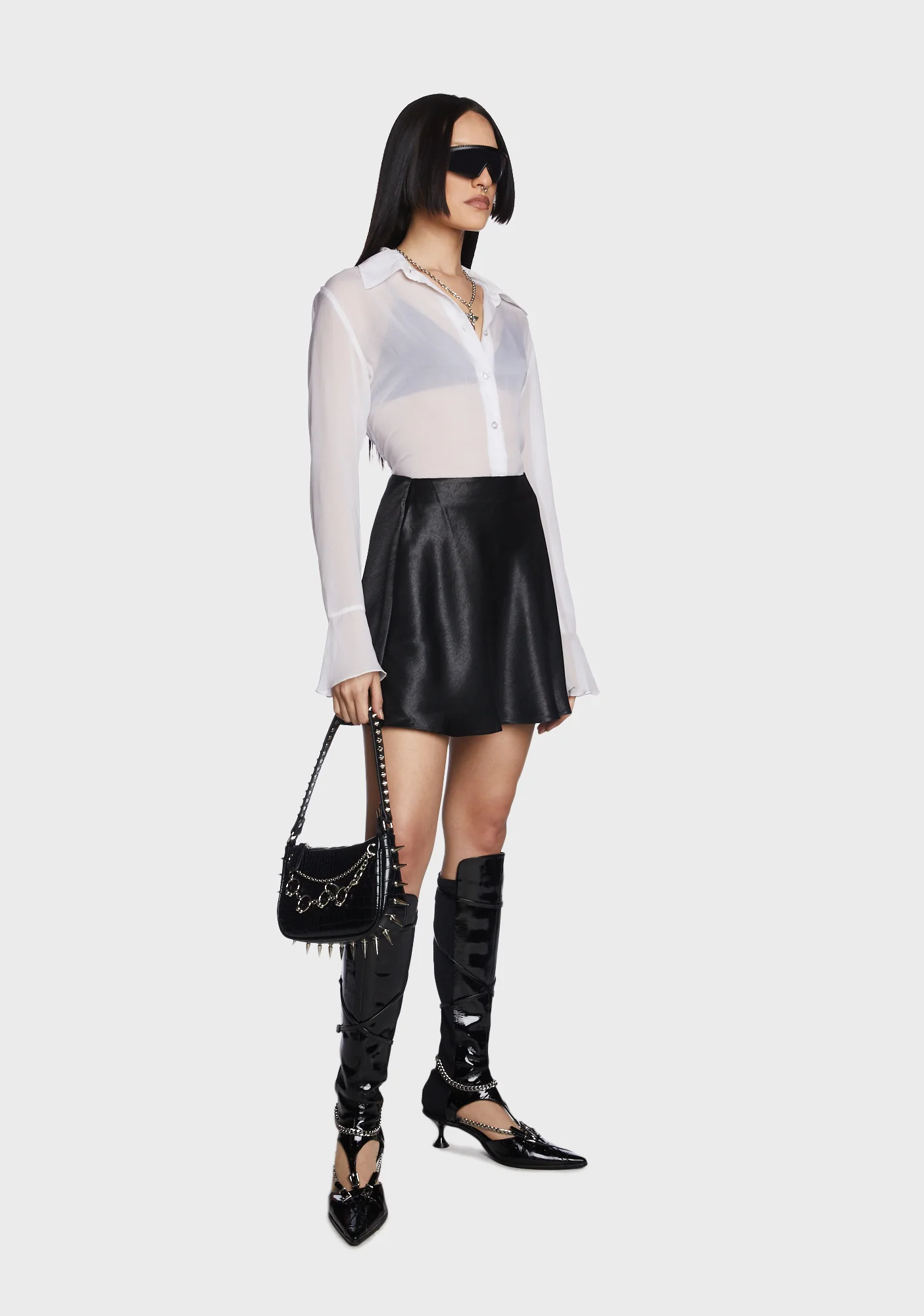 Life Motto Mini Skirt - Image 4