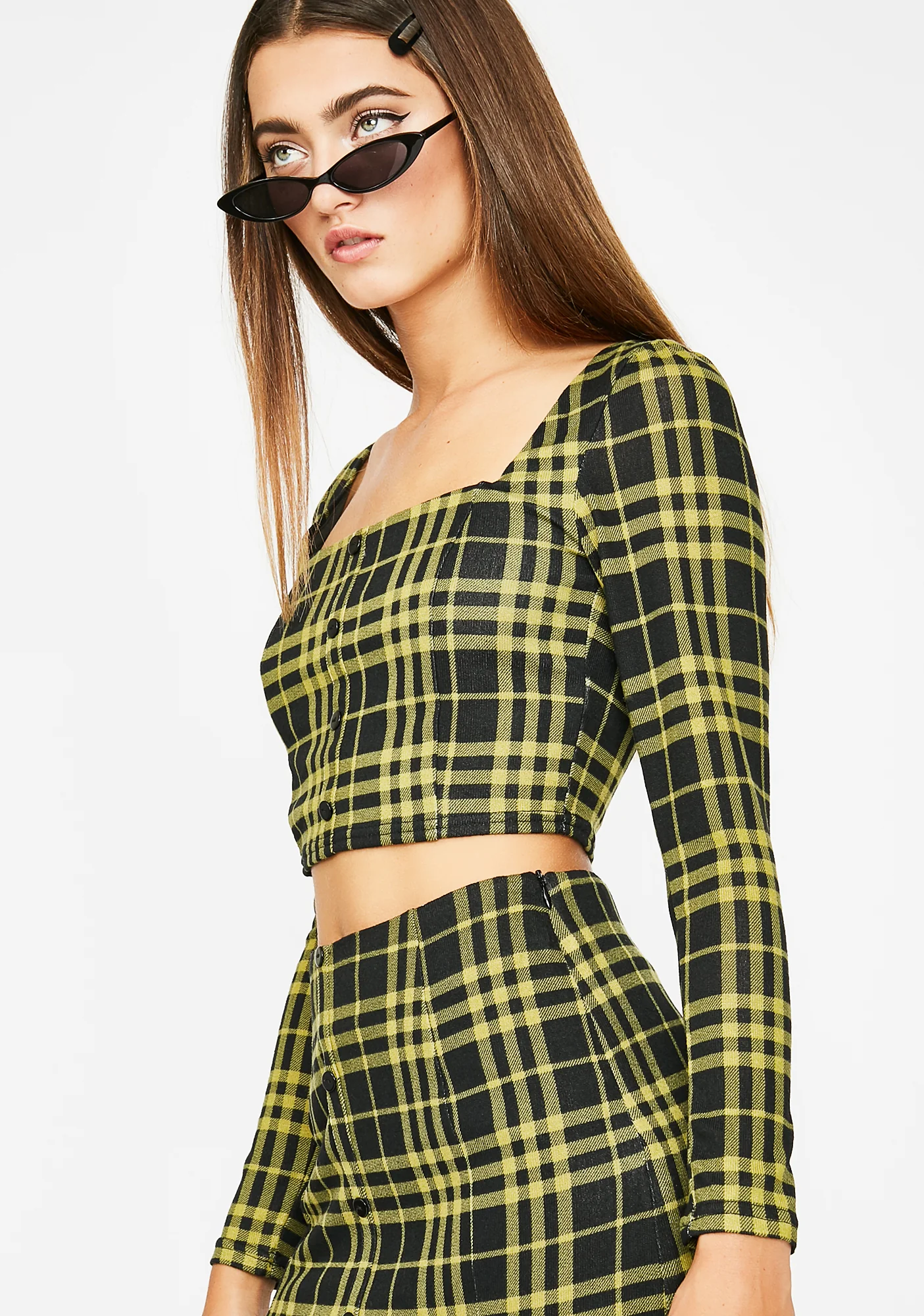 Like Totally Plaid Top - Image 2
