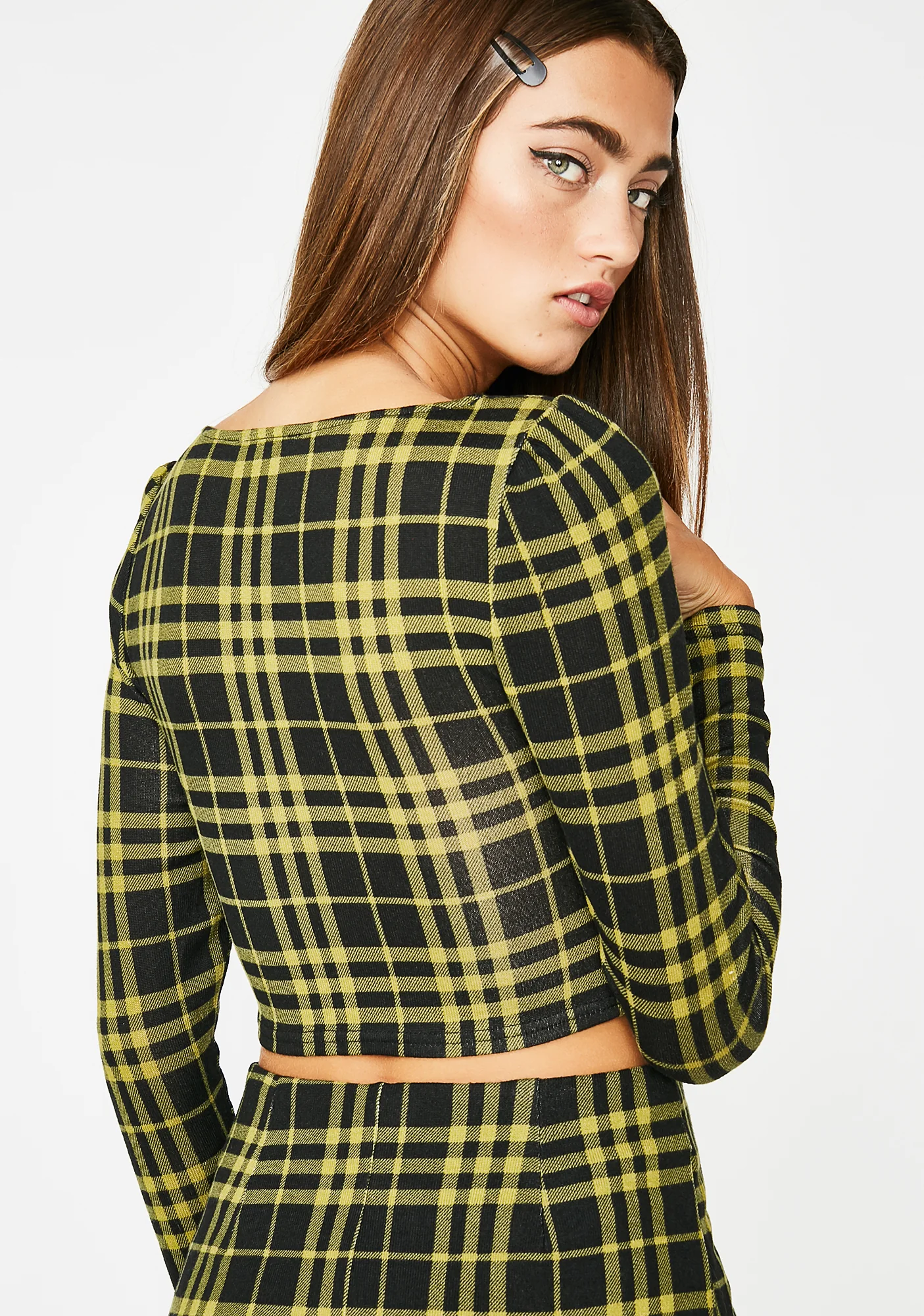 Like Totally Plaid Top - Image 4