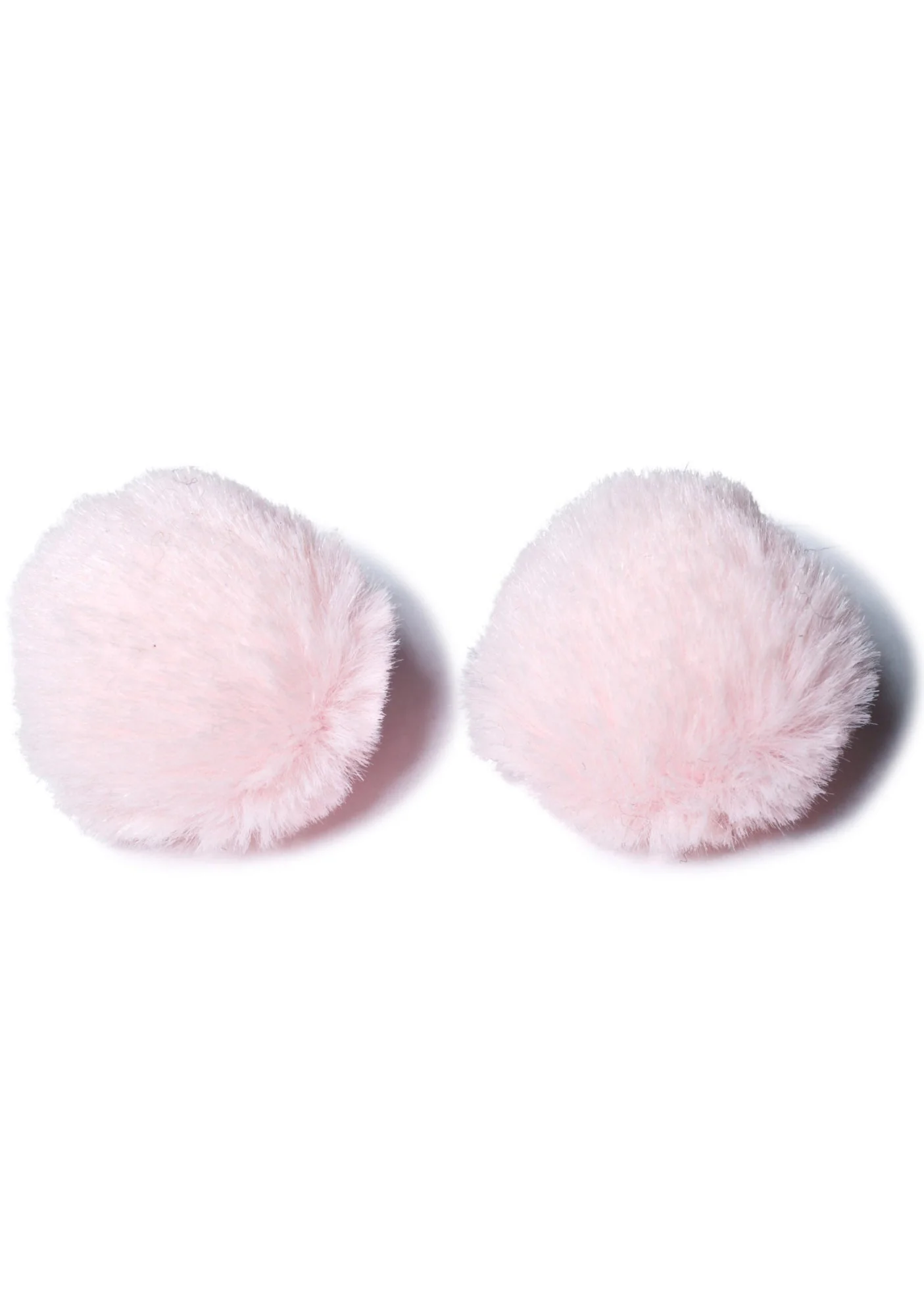 Like Whatever Pom Earrings - Light Pink - Image 7