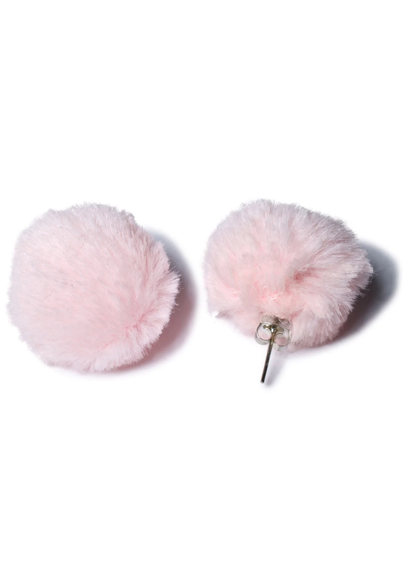 Like Whatever Pom Earrings - Light Pink - Image 9
