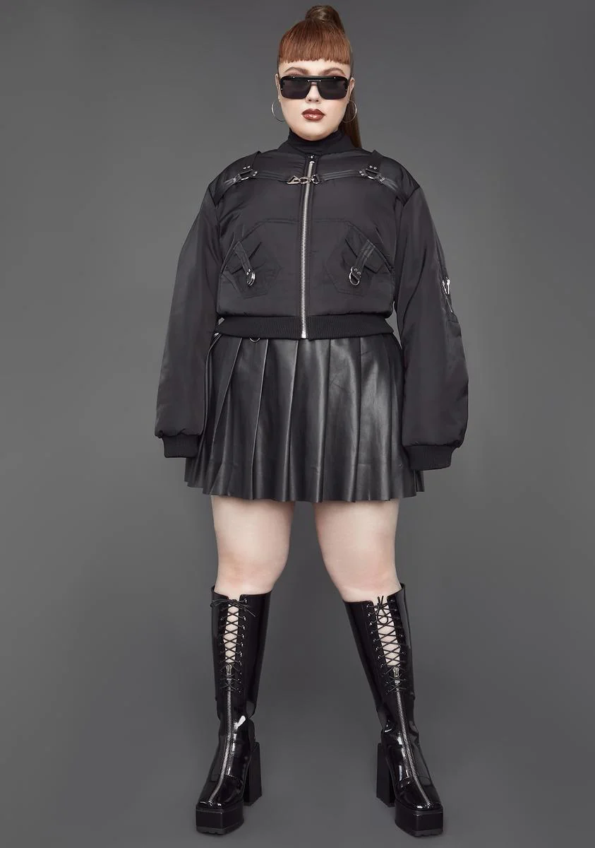 Lil Baddie Undercover Bomber Jacket - Image 3