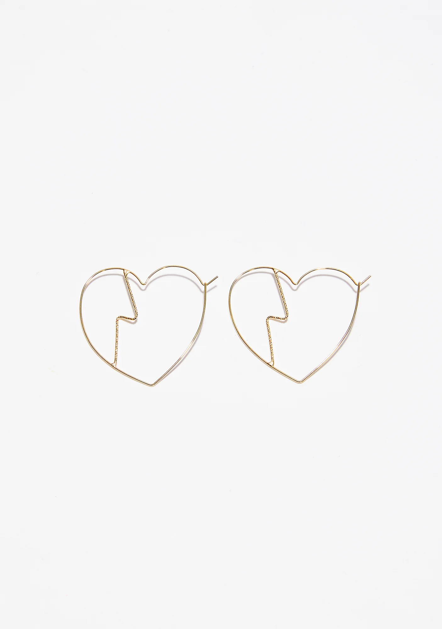 Lil Heartbreaker Hoop Earrings - Image 2