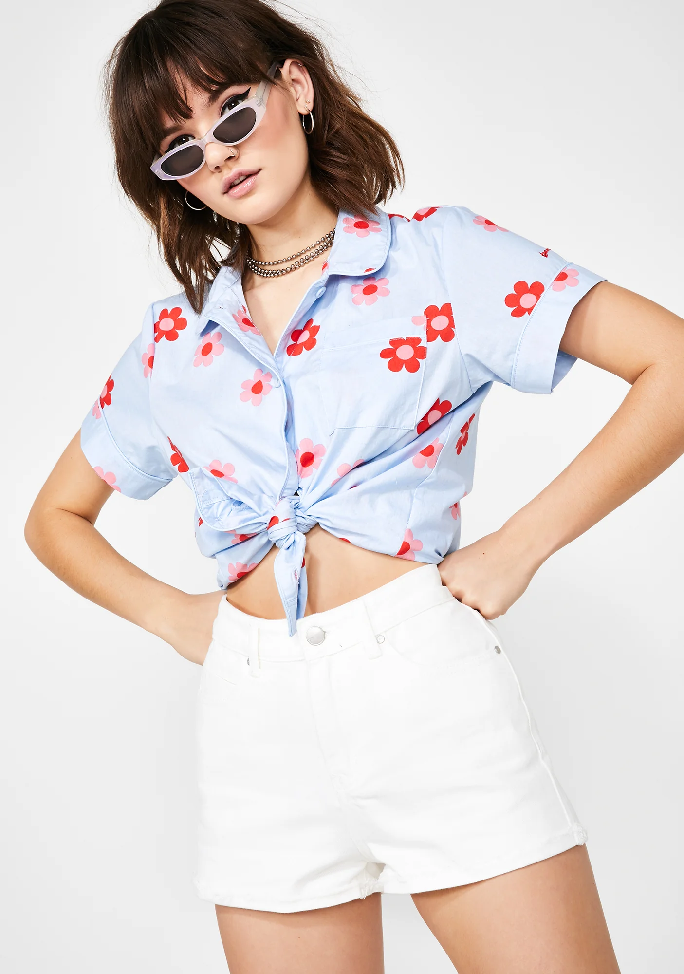 Lil Miss Popular Denim Shorts - Image 2