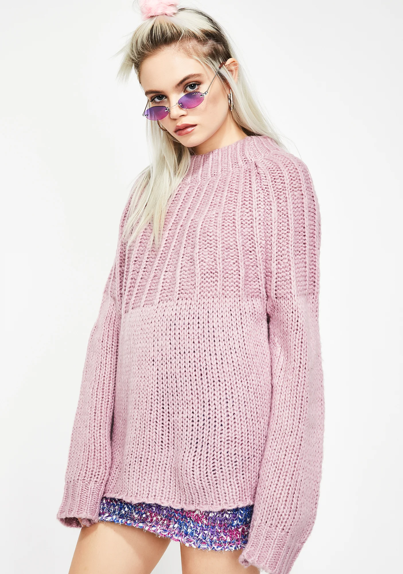 Lilac Dream Desire Tie Back Sweater - Image 3