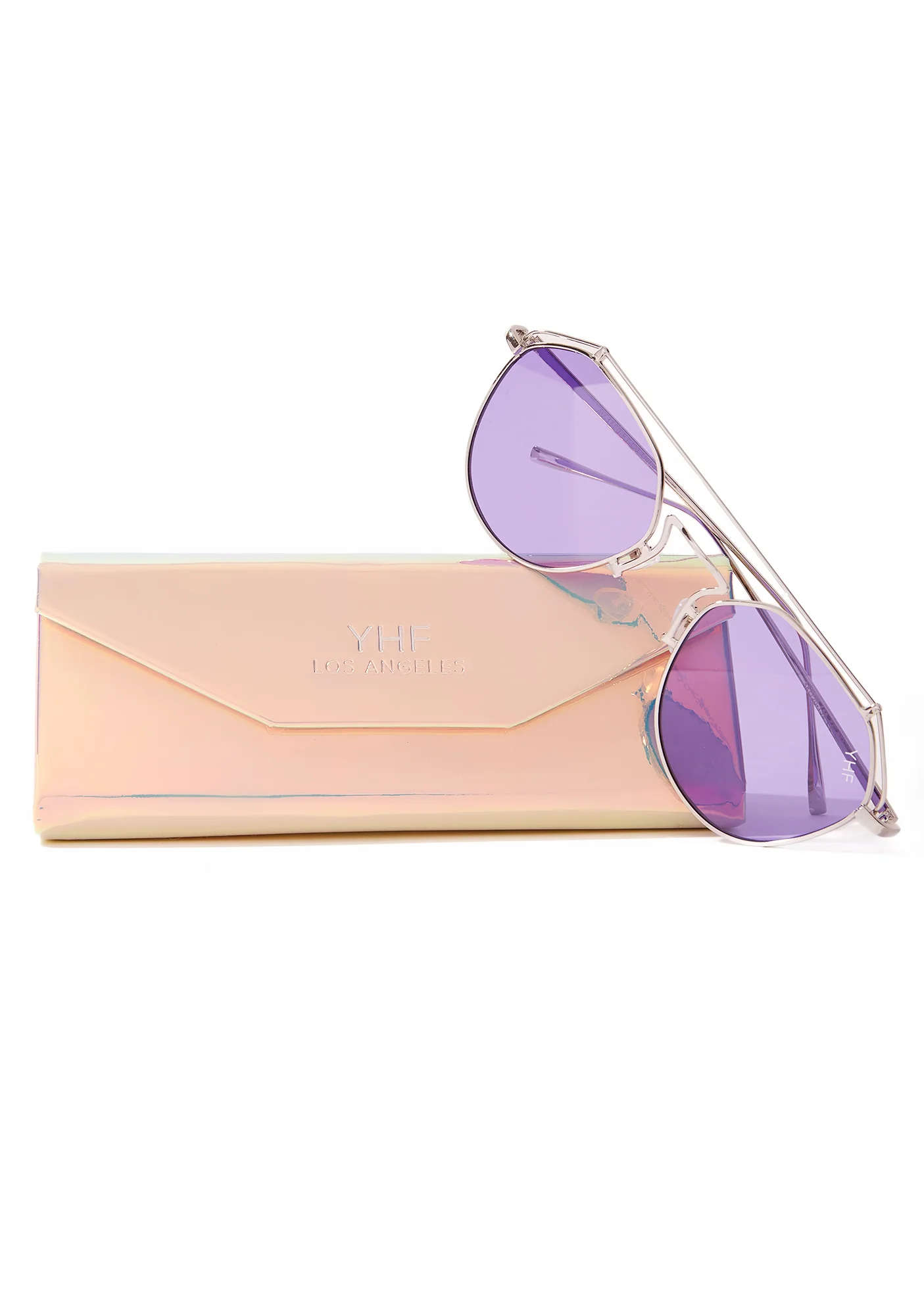 Lilac Stephanie Transparent Sunglasses - Image 5