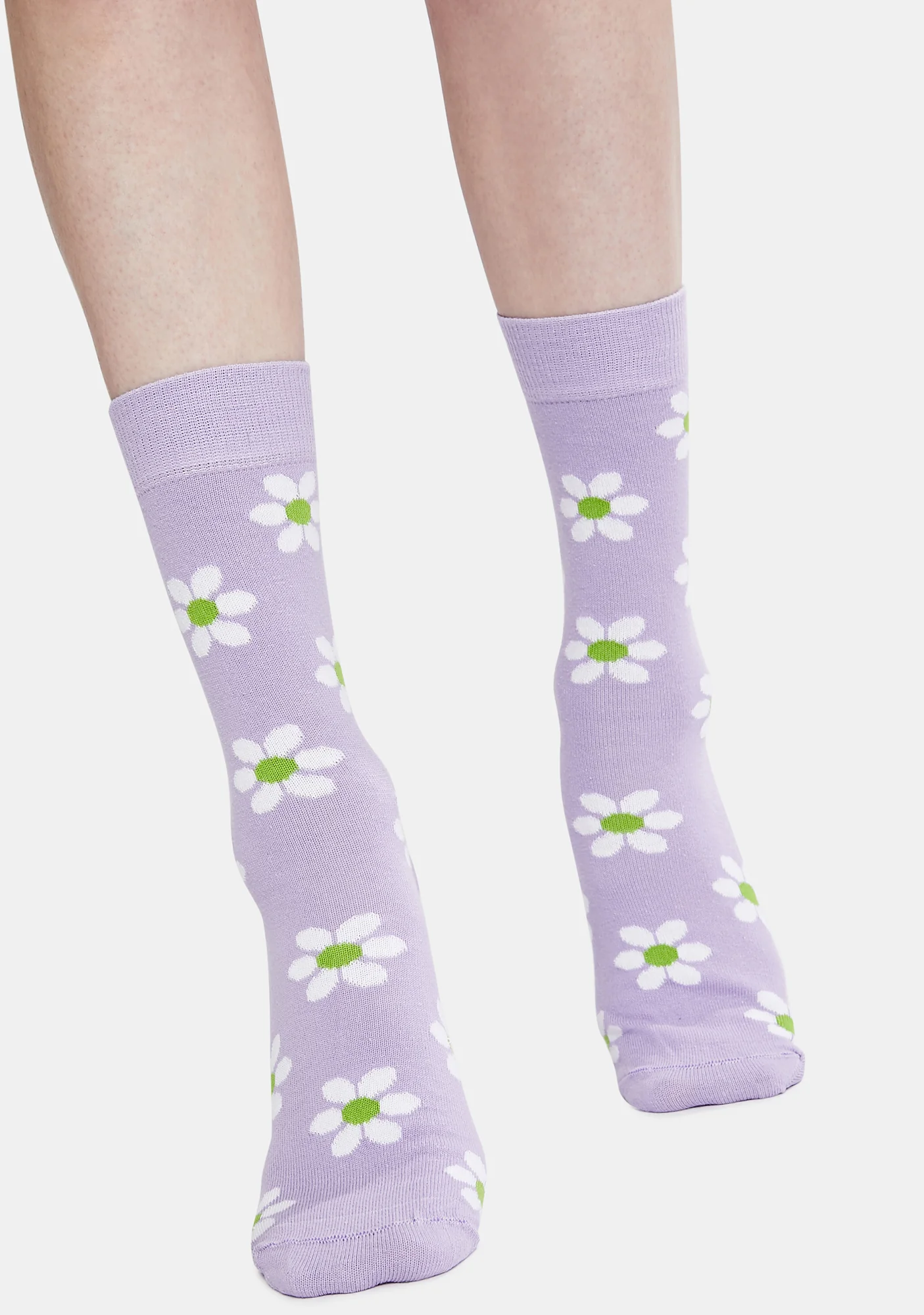 Lilac Sweet Daisy Socks - Image 3