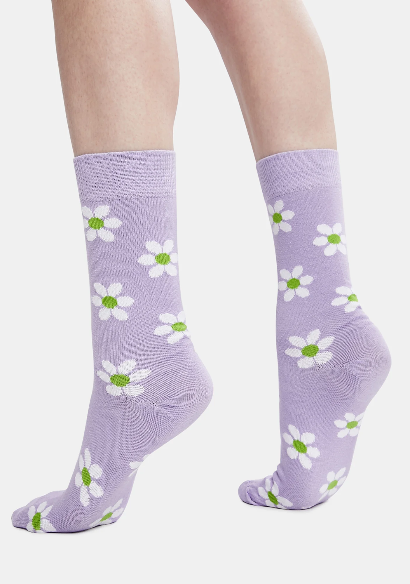 Lilac Sweet Daisy Socks - Image 4
