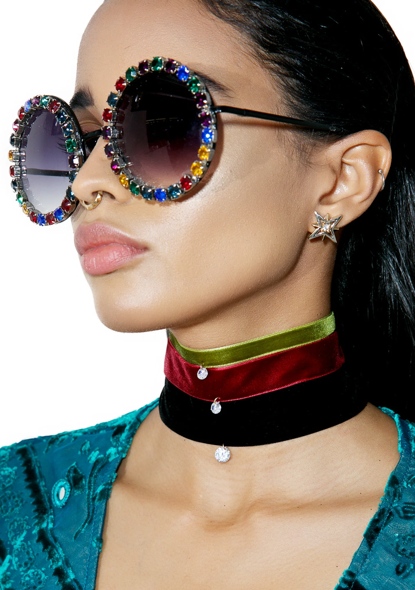 Lillie Velvet Choker Set - Image 2