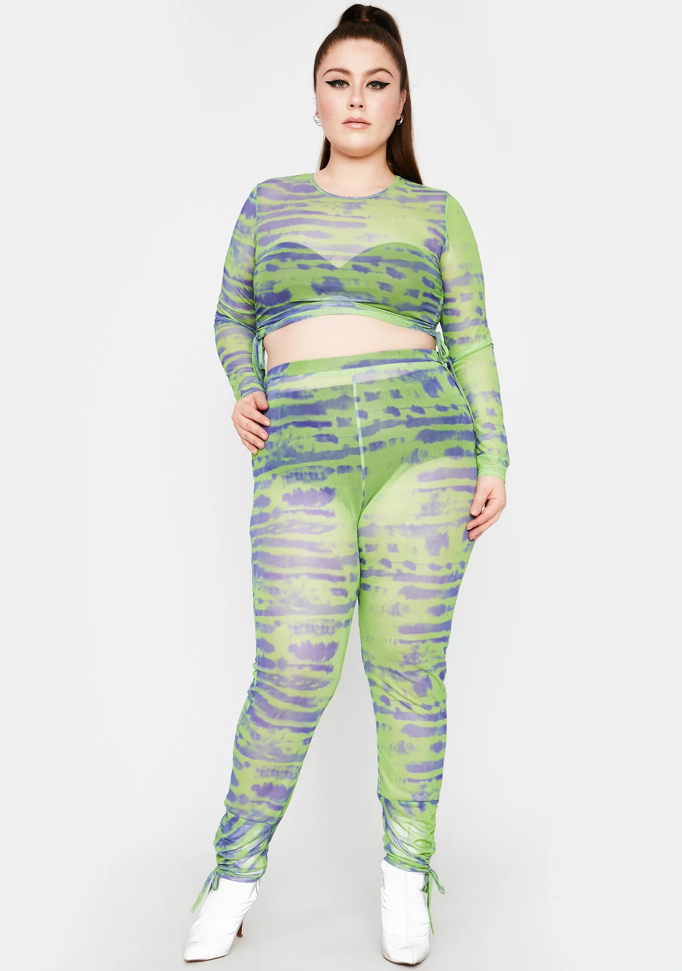 Lime Total Tough Competition Mesh Pants - Image 3