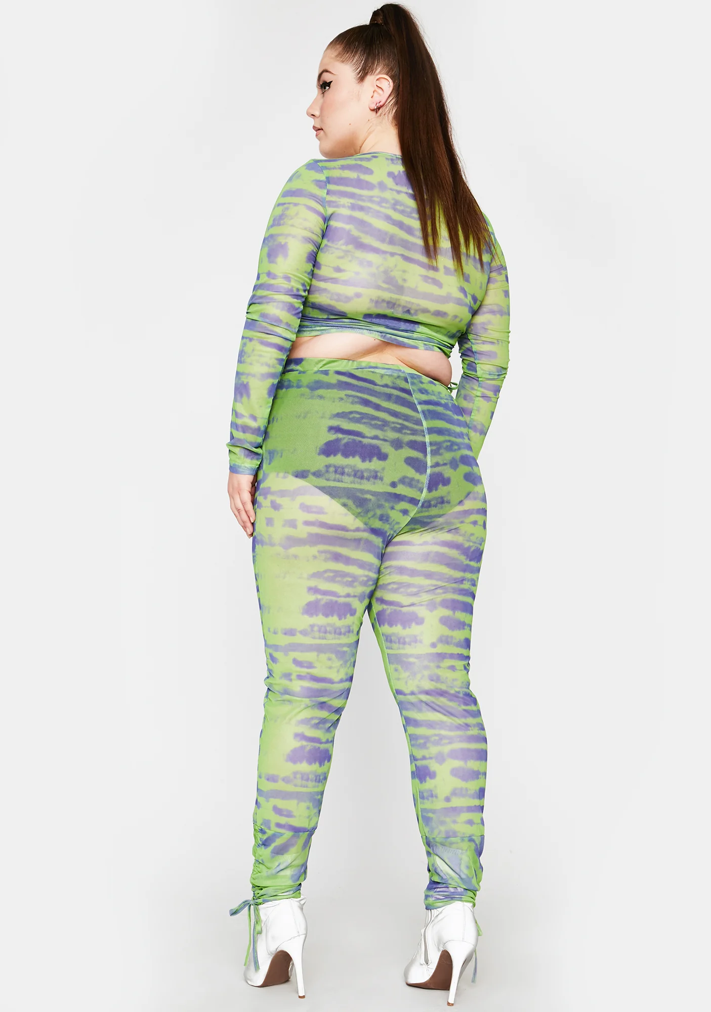 Lime Total Tough Competition Mesh Pants - Image 4