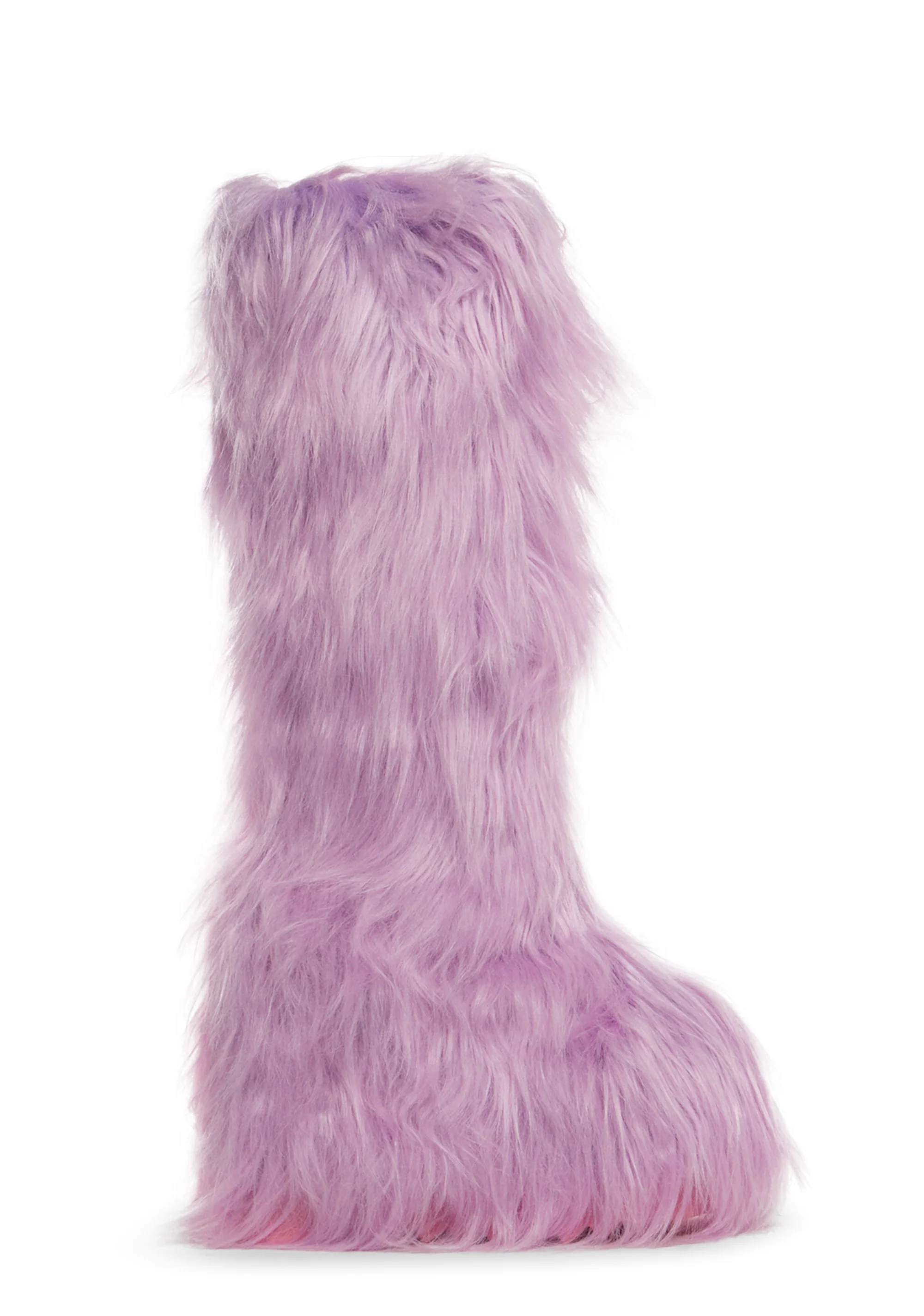 Liquid Rhythm Faux Fur Boots - Pink - Image 3