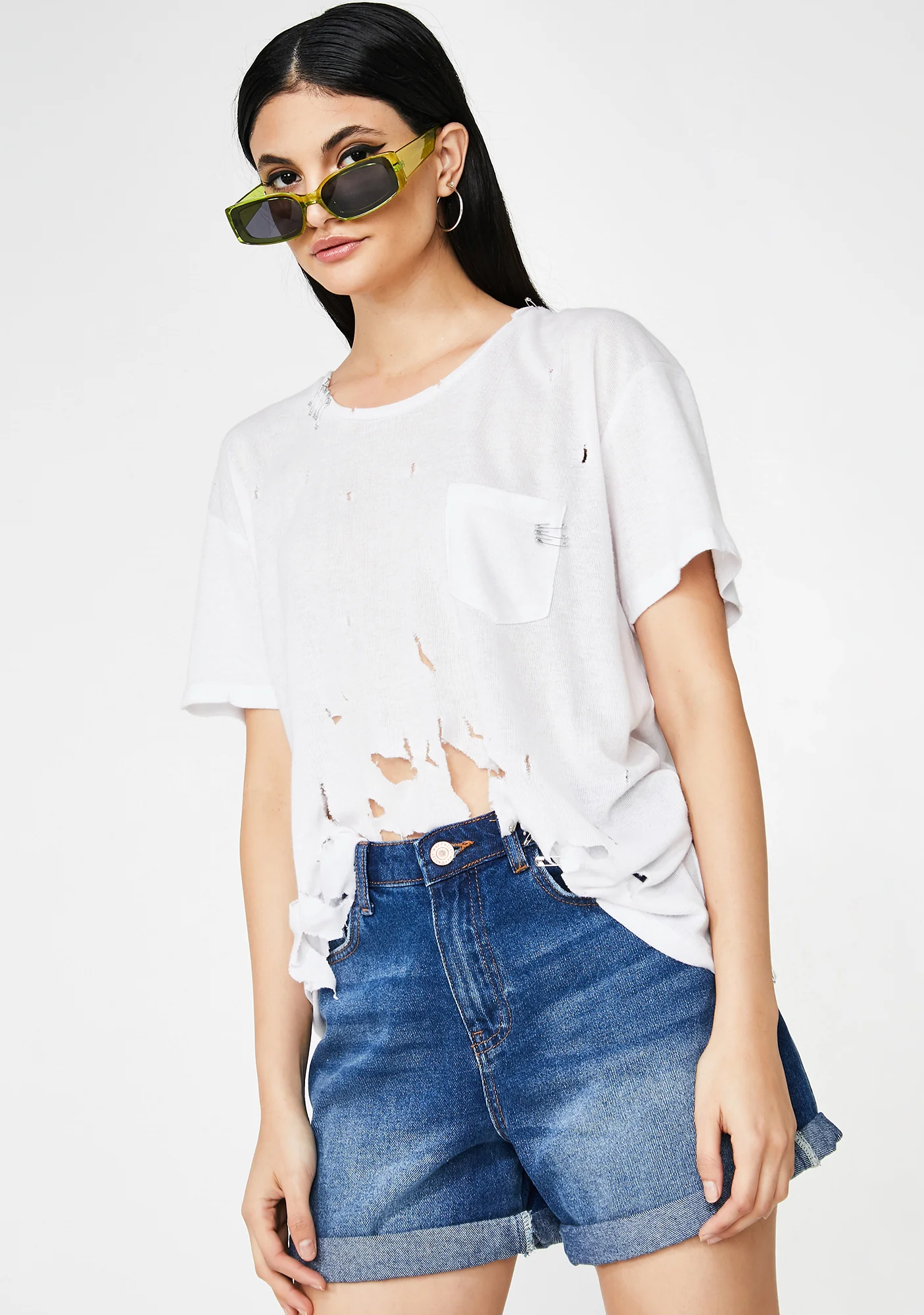 Liv Denim Shorts - Image 2