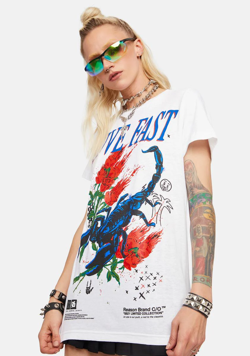 Live Fast Graphic Tee - Image 2