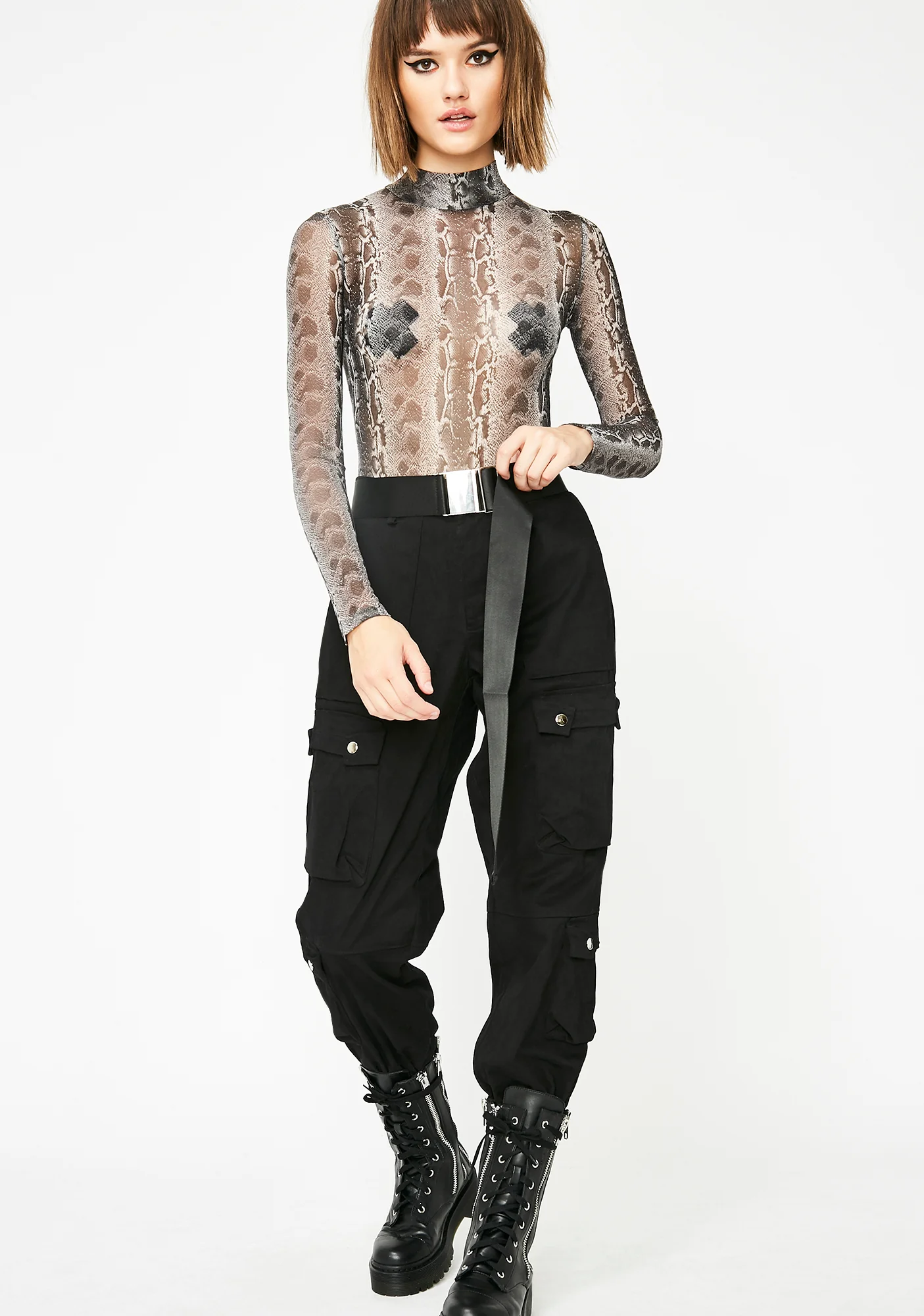 Livin' In Sin Sheer Bodysuit - Image 3