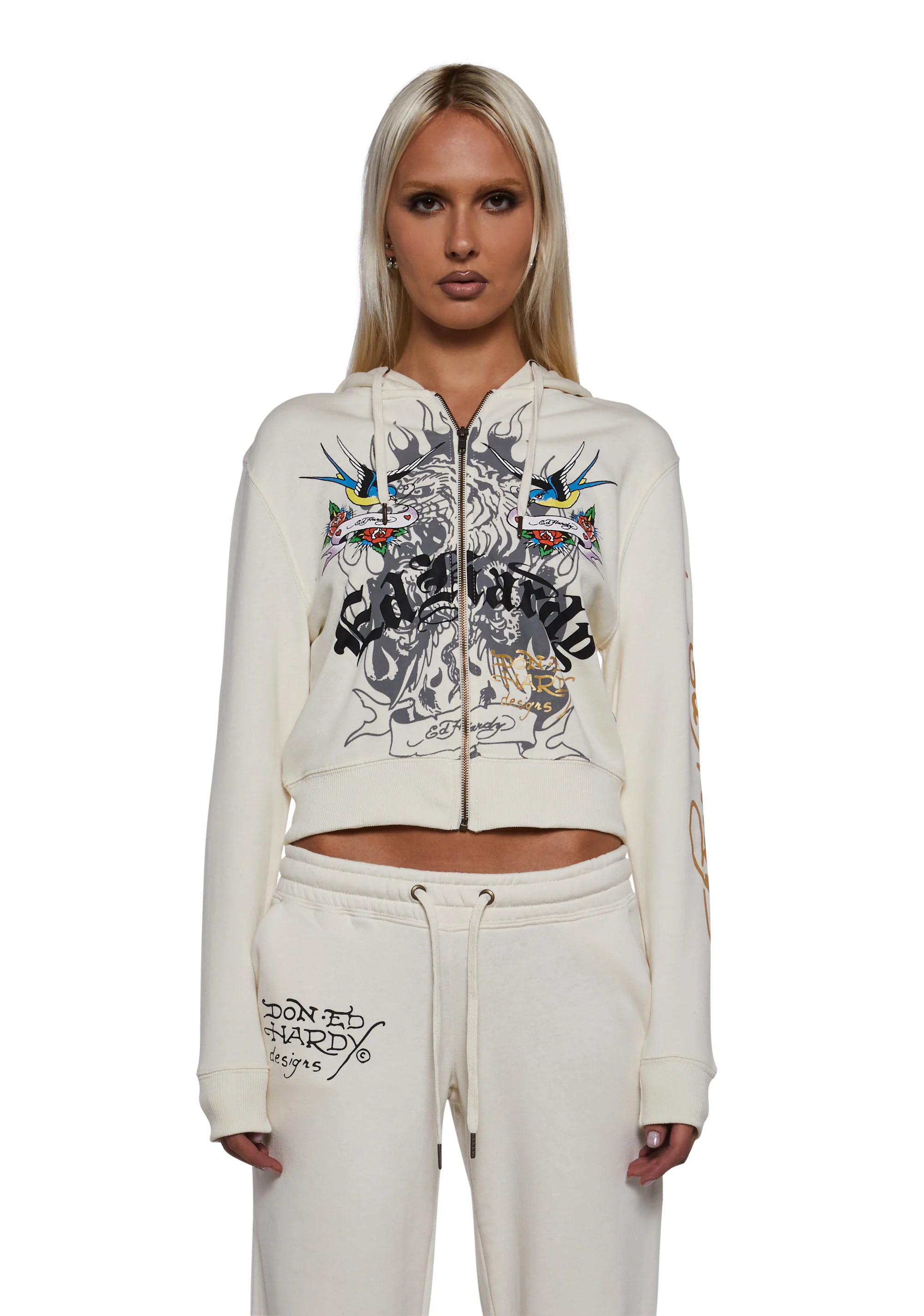 LKS Heart Zip Front Hoodie - Image 2