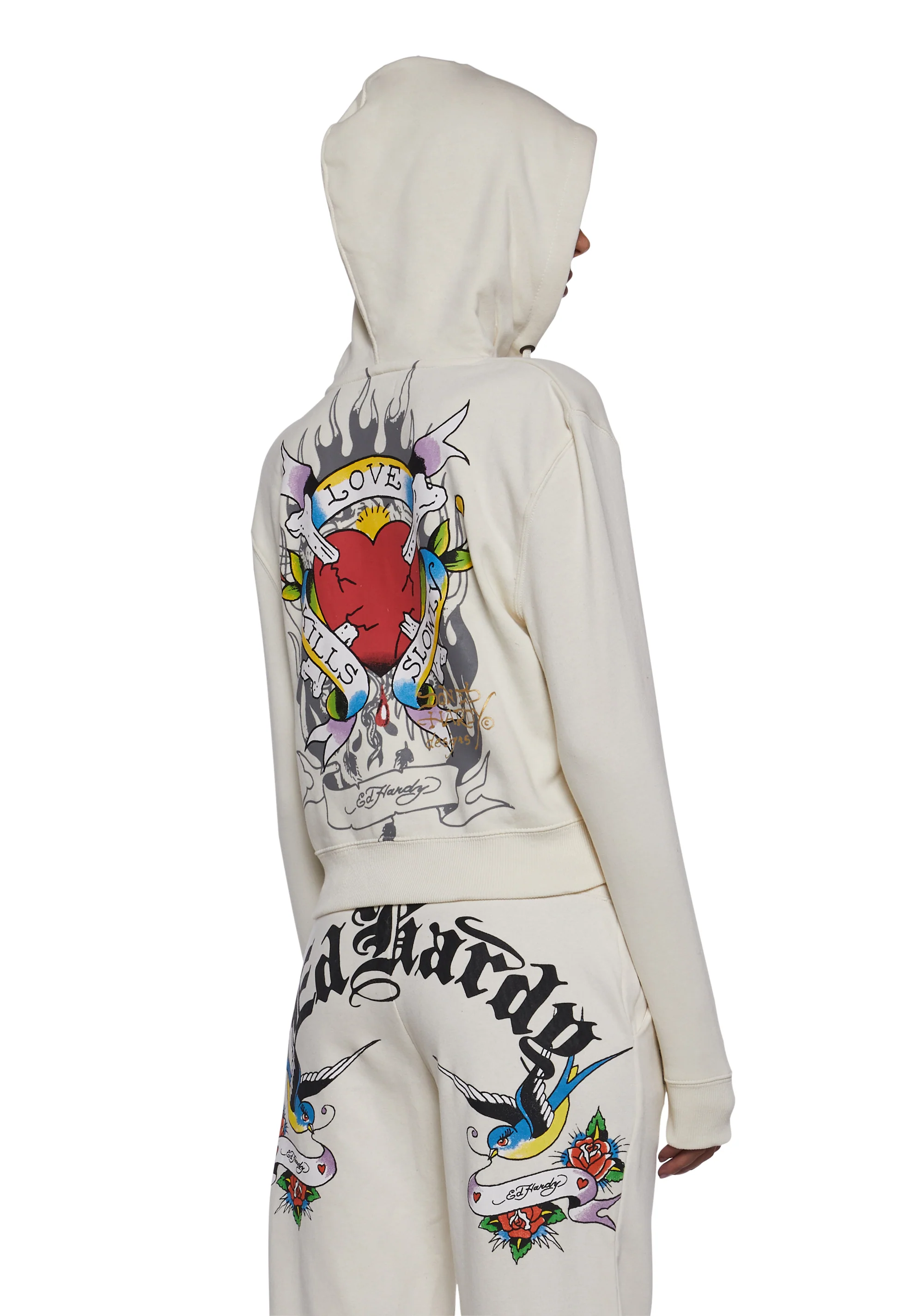 LKS Heart Zip Front Hoodie - Image 4