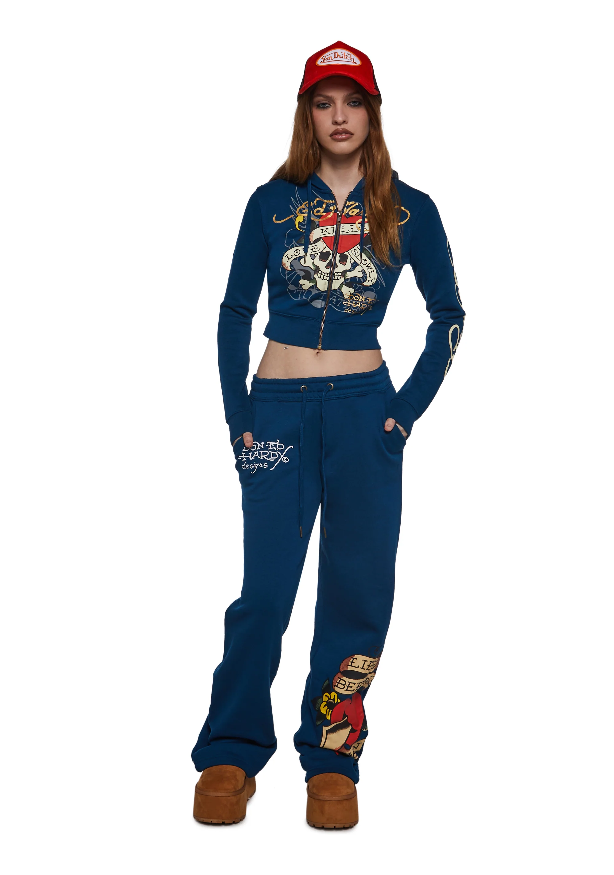 LKS Skull Zip Front Hoodie - Image 2