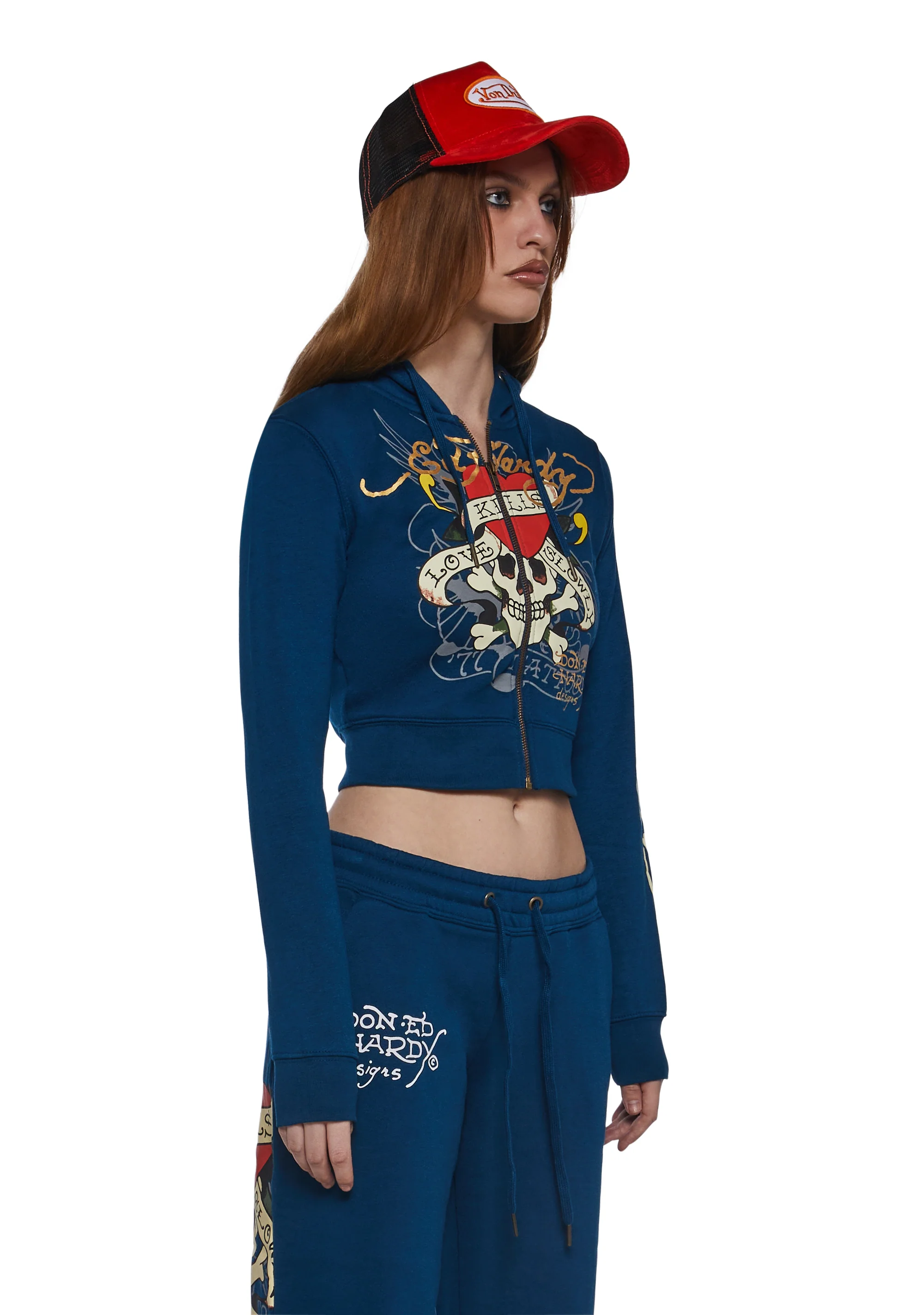 LKS Skull Zip Front Hoodie - Image 3