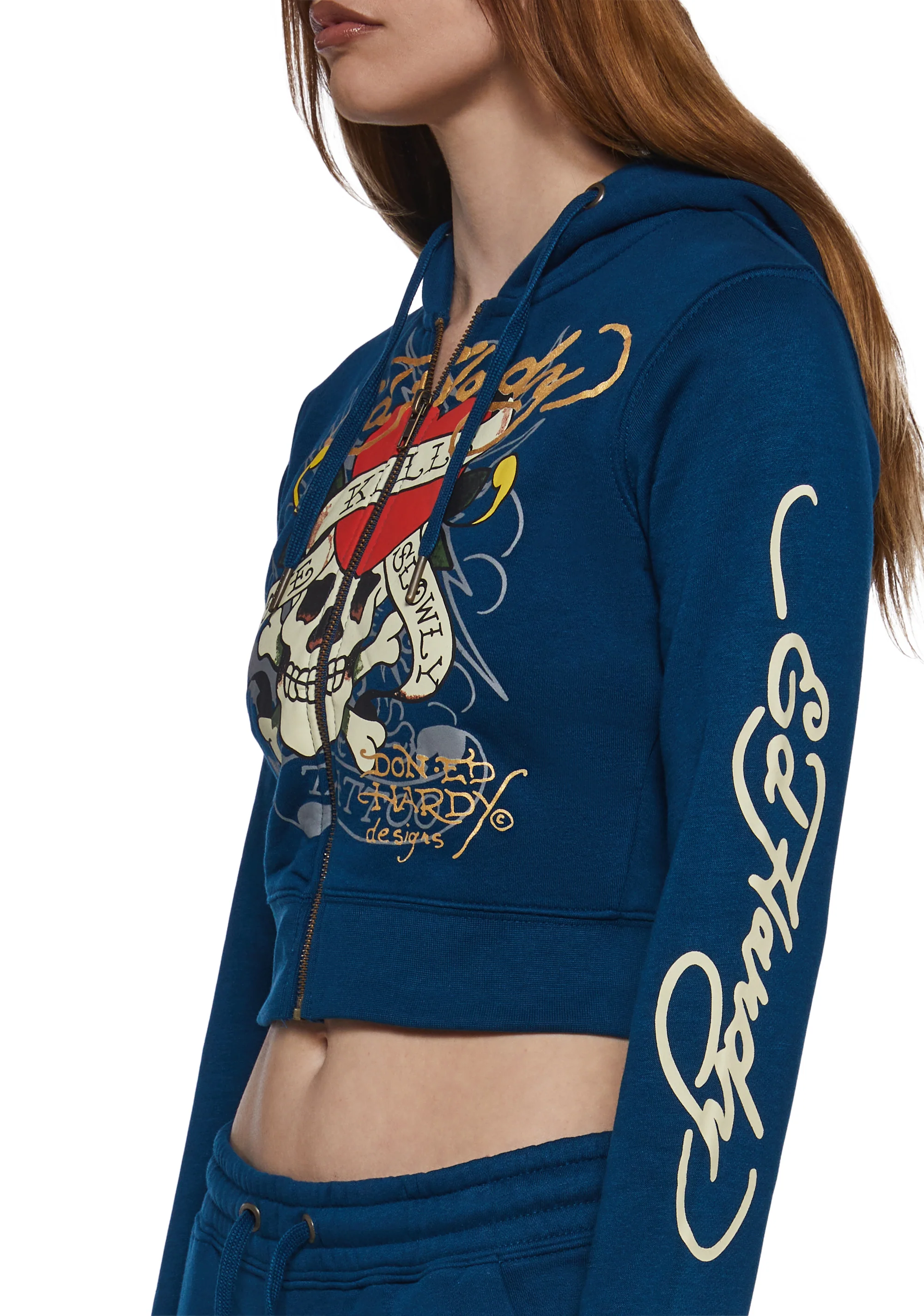 LKS Skull Zip Front Hoodie - Image 7
