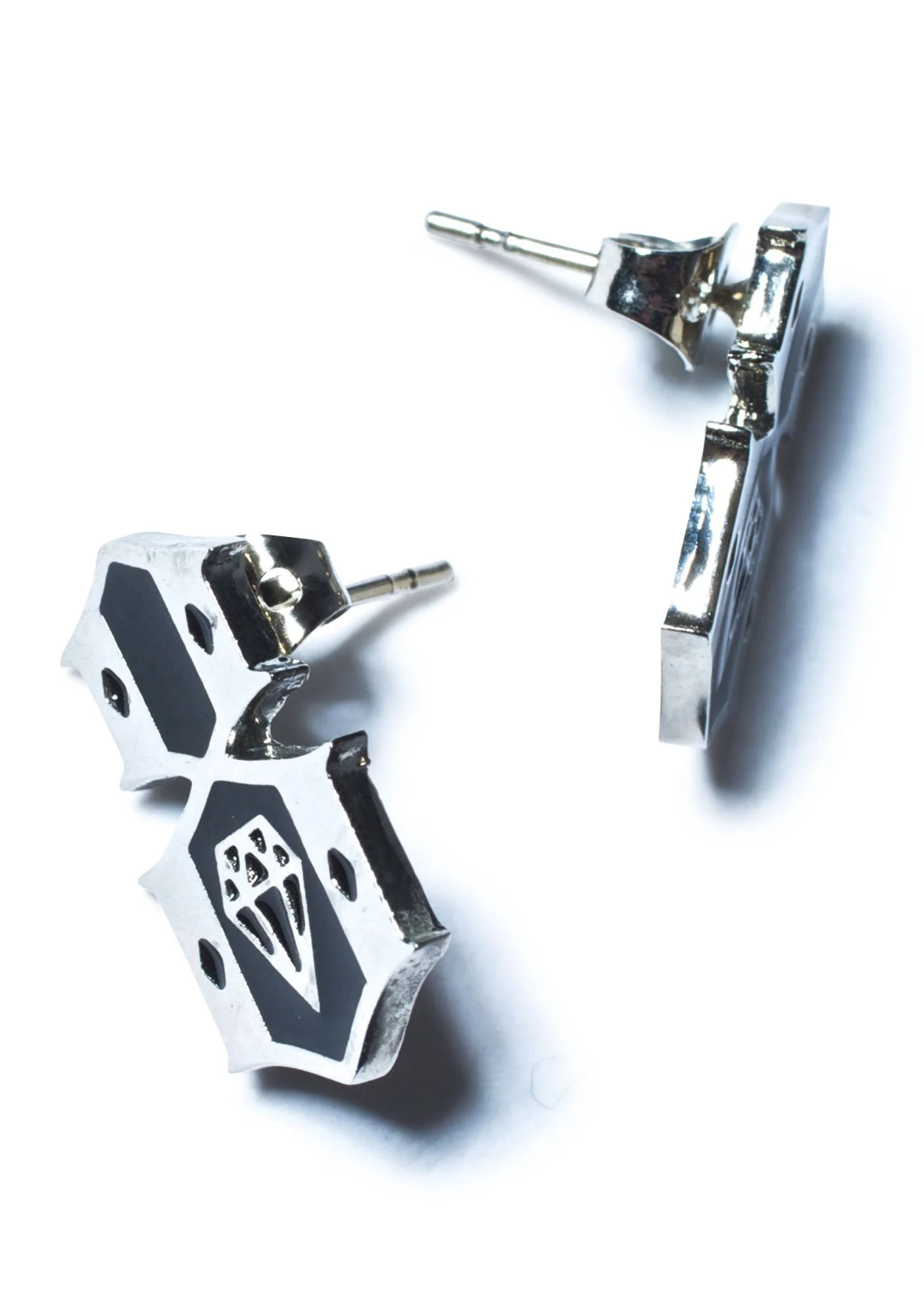 Logo Earrings - Gold - Image 2
