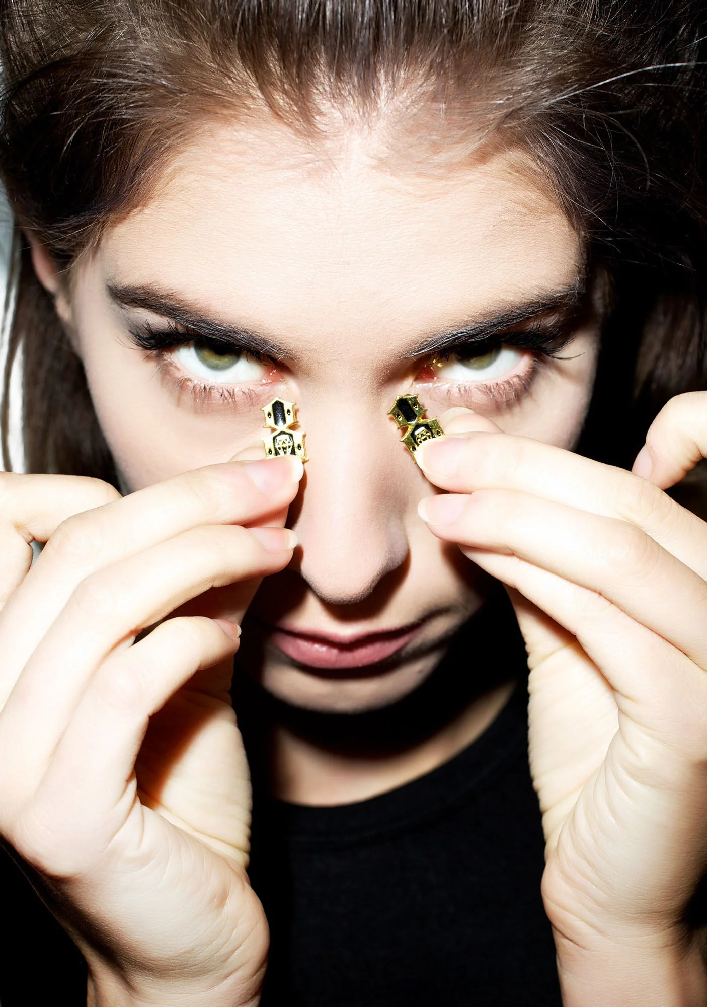 Logo Earrings - Gold - Image 6
