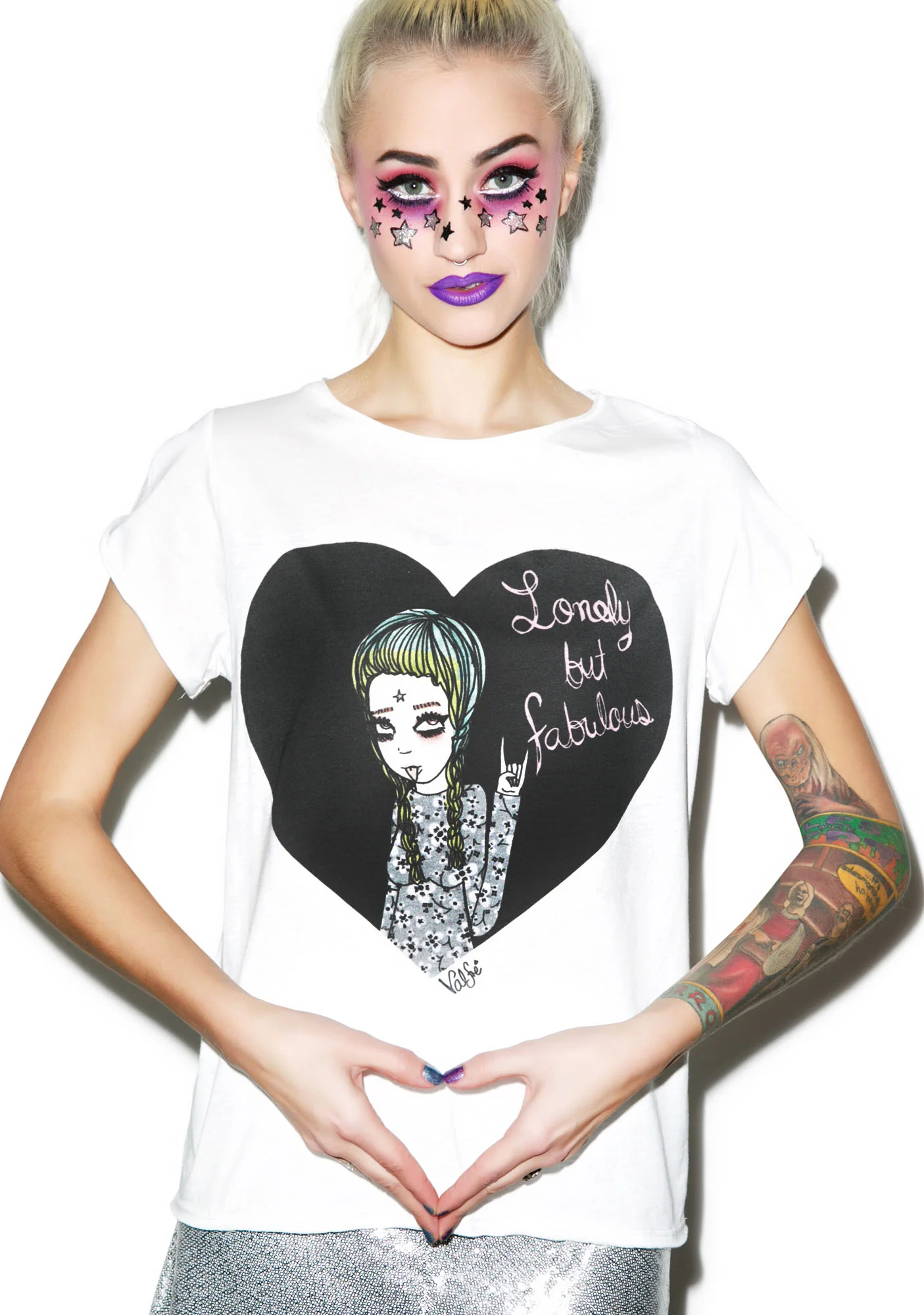 Lonely But Fabulous Crew Tee - Image 2