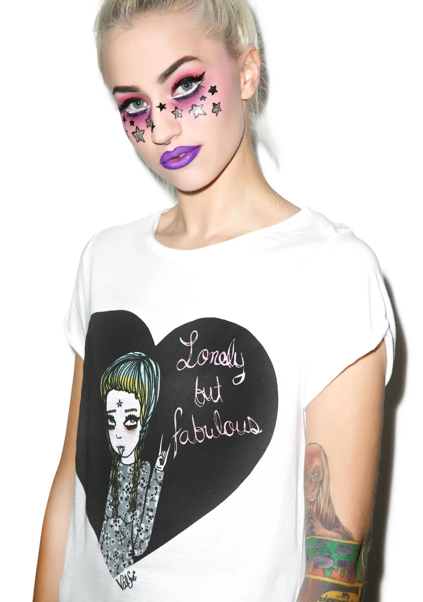 Lonely But Fabulous Crew Tee - Image 3