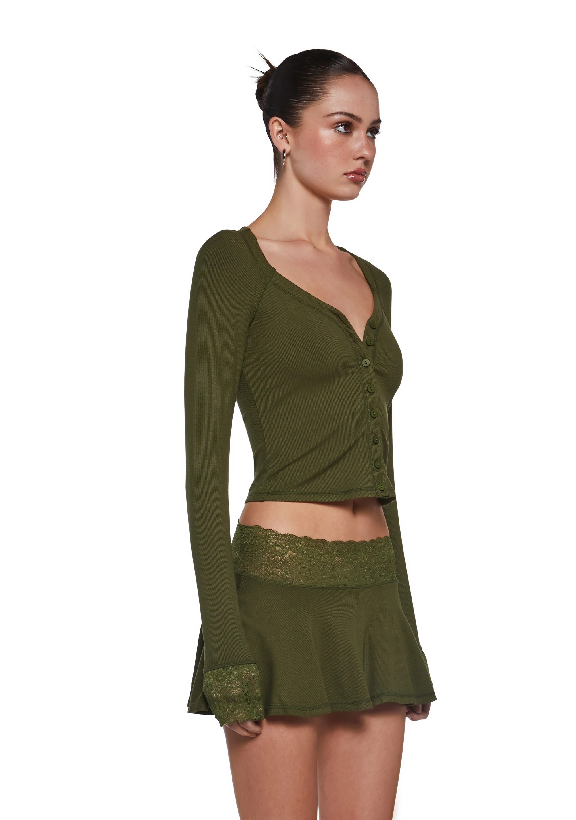 Hallway Season Skirt Set - Green - Image 3