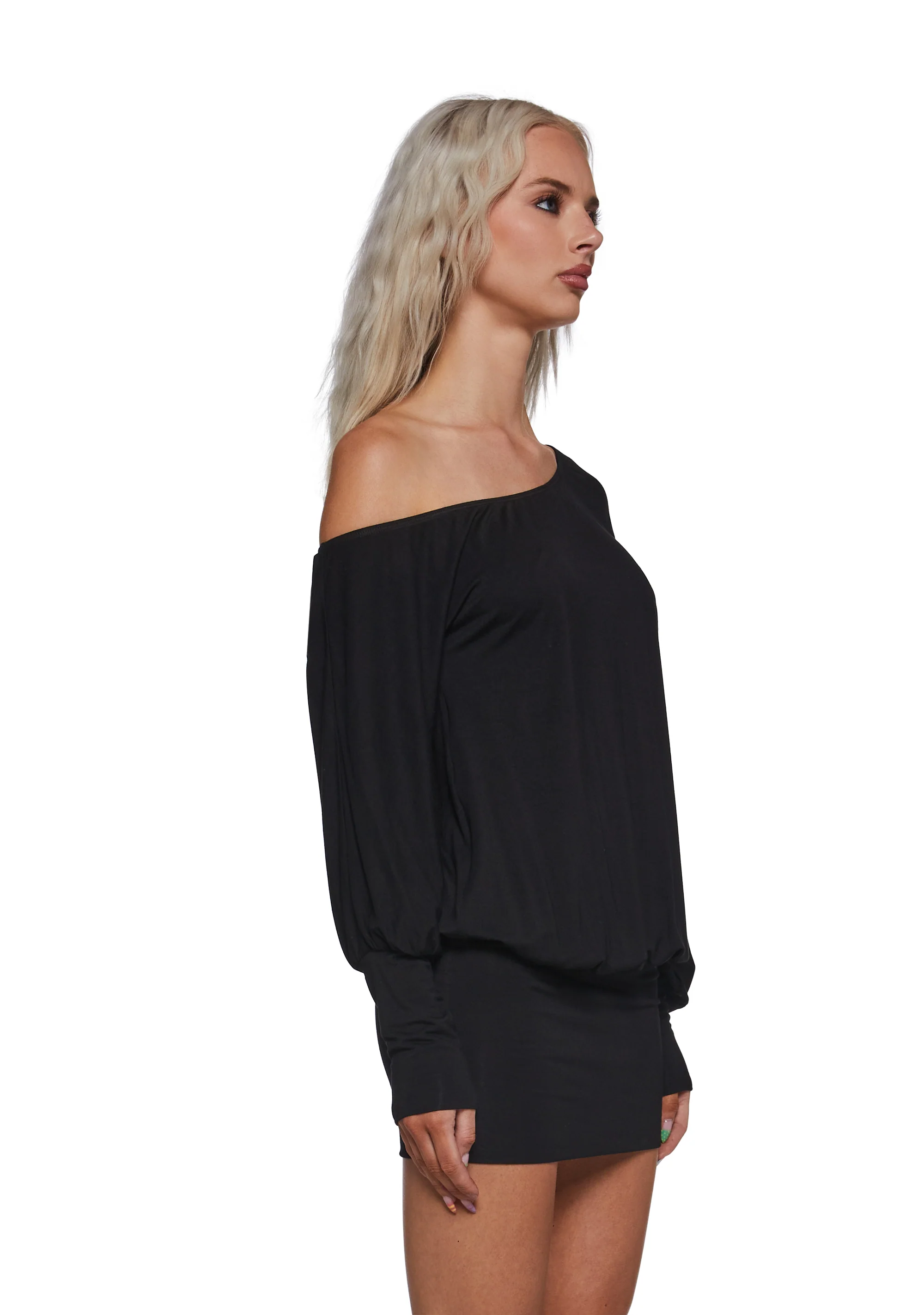 Milana Mini Dress - Black - Image 3