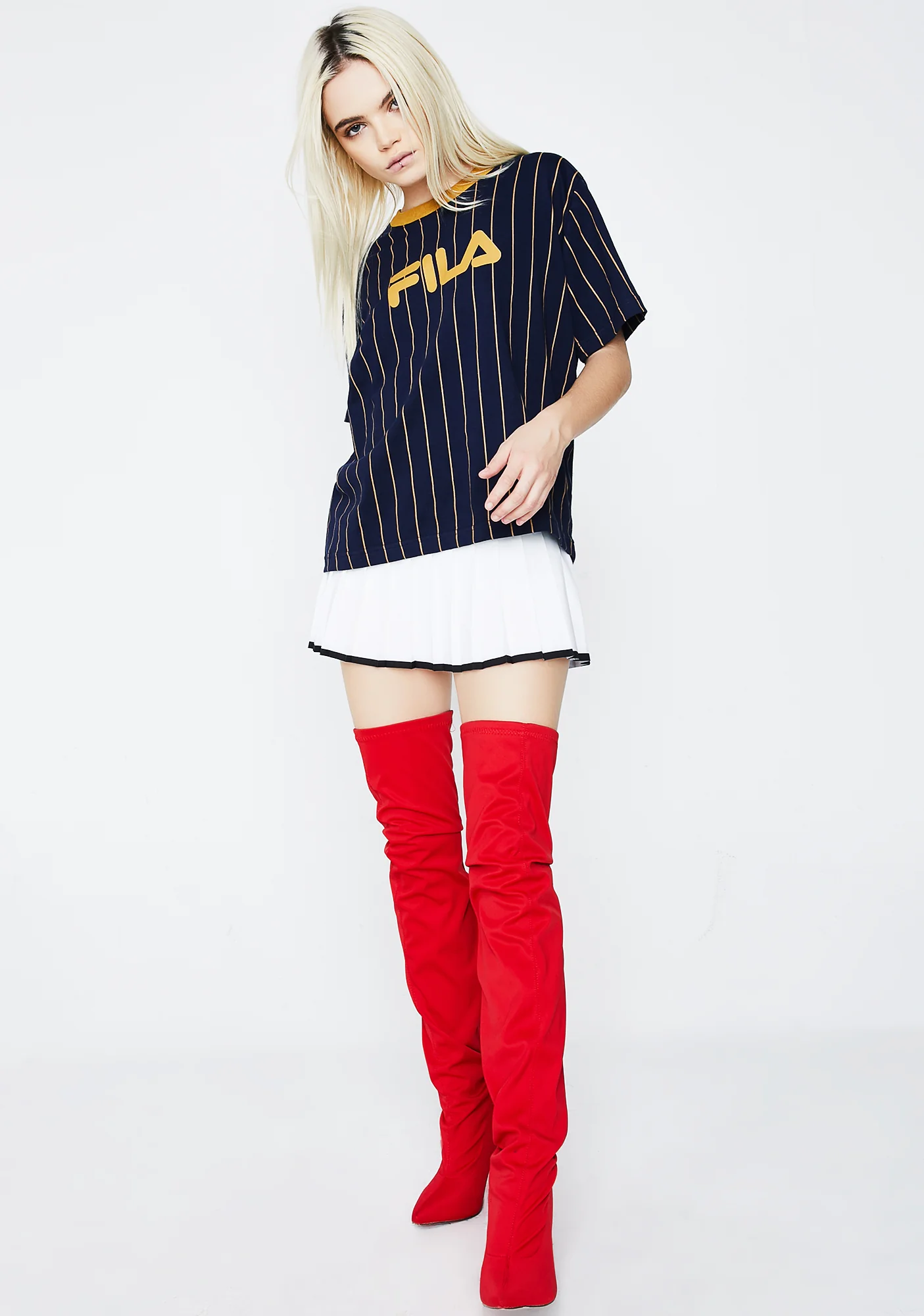 Lonnie Pinstripe T-Shirt - Image 5